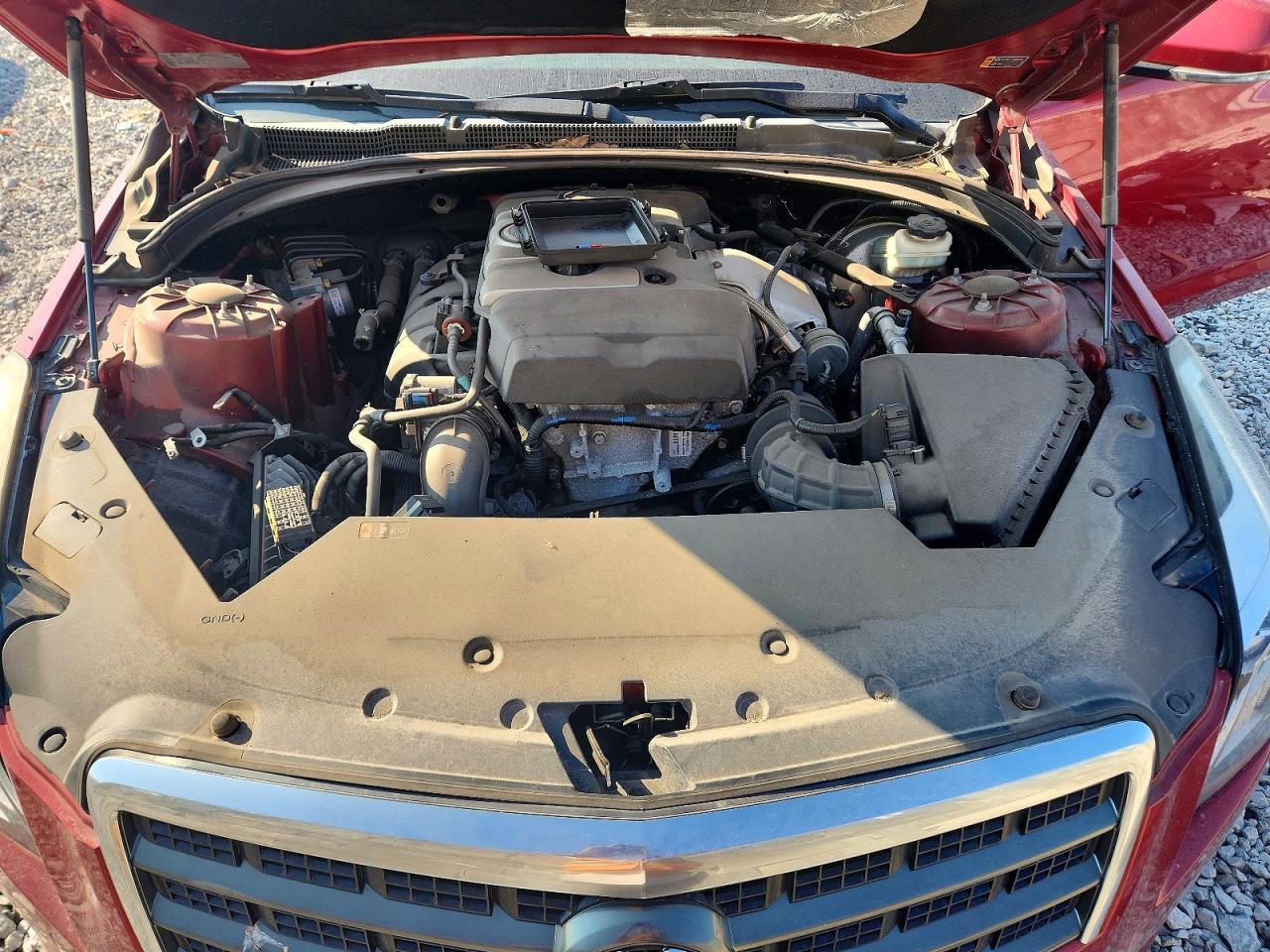 2013 Cadillac Ats Performance Burgundy vin: 1G6AC5SX4D0128317