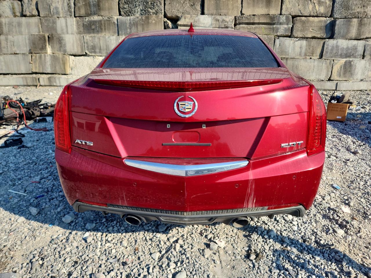 2013 Cadillac Ats Performance Burgundy vin: 1G6AC5SX4D0128317