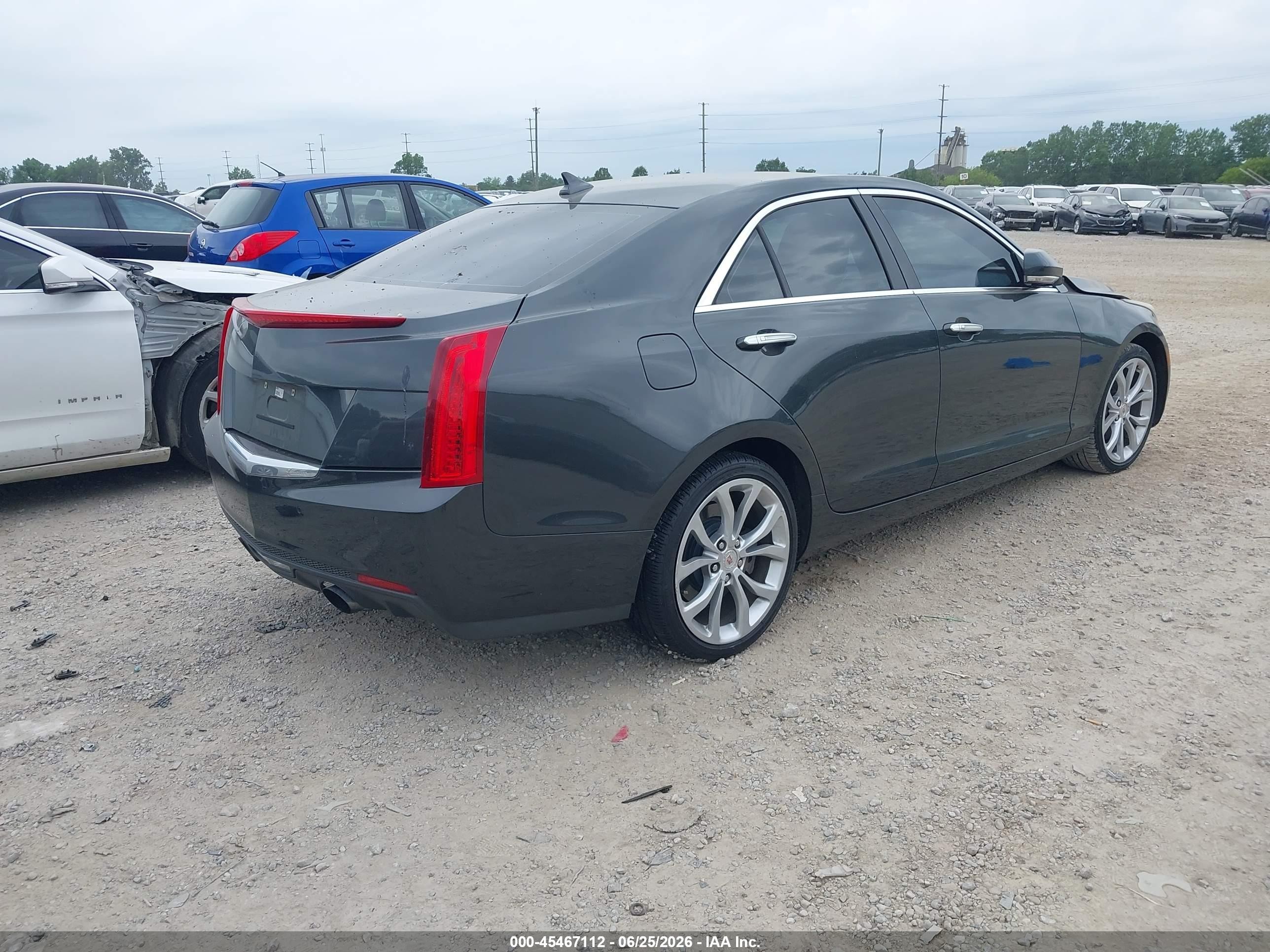 2014 Cadillac Ats Performance Gray vin: 1G6AC5SX4E0105055