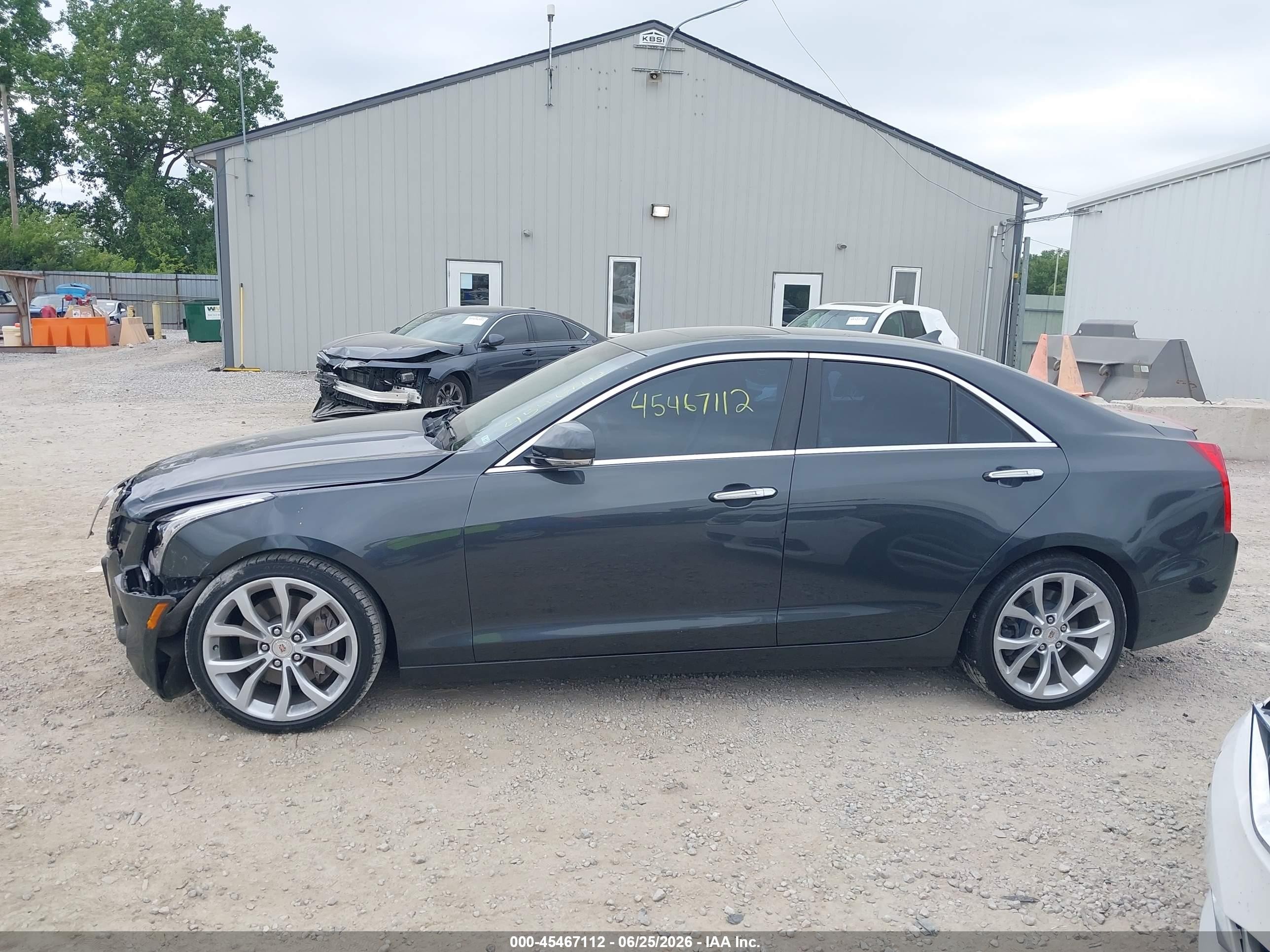 2014 Cadillac Ats Performance Gray vin: 1G6AC5SX4E0105055