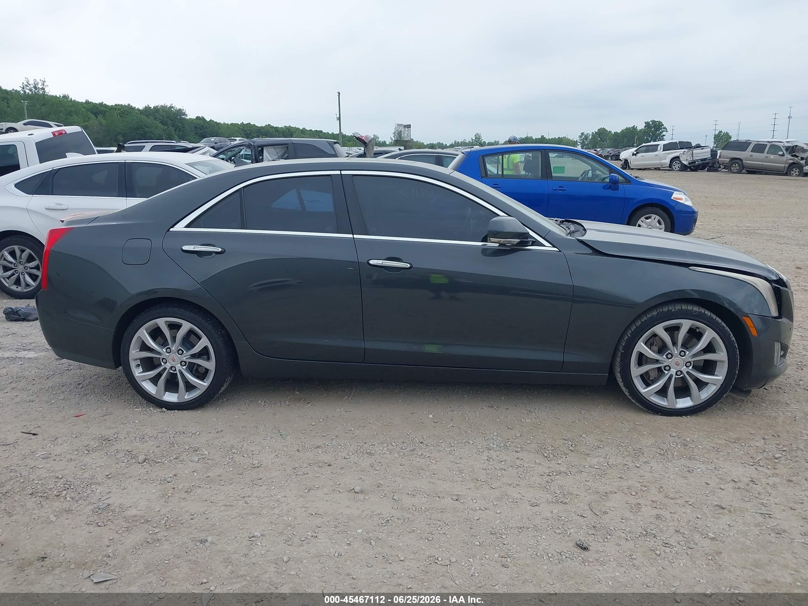 2014 Cadillac Ats Performance Gray vin: 1G6AC5SX4E0105055