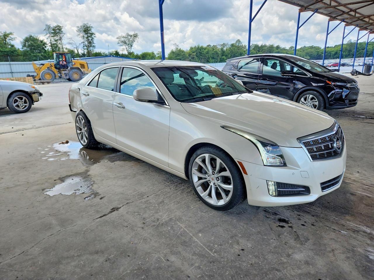 2014 Cadillac Ats Performance White vin: 1G6AC5SX5E0105243