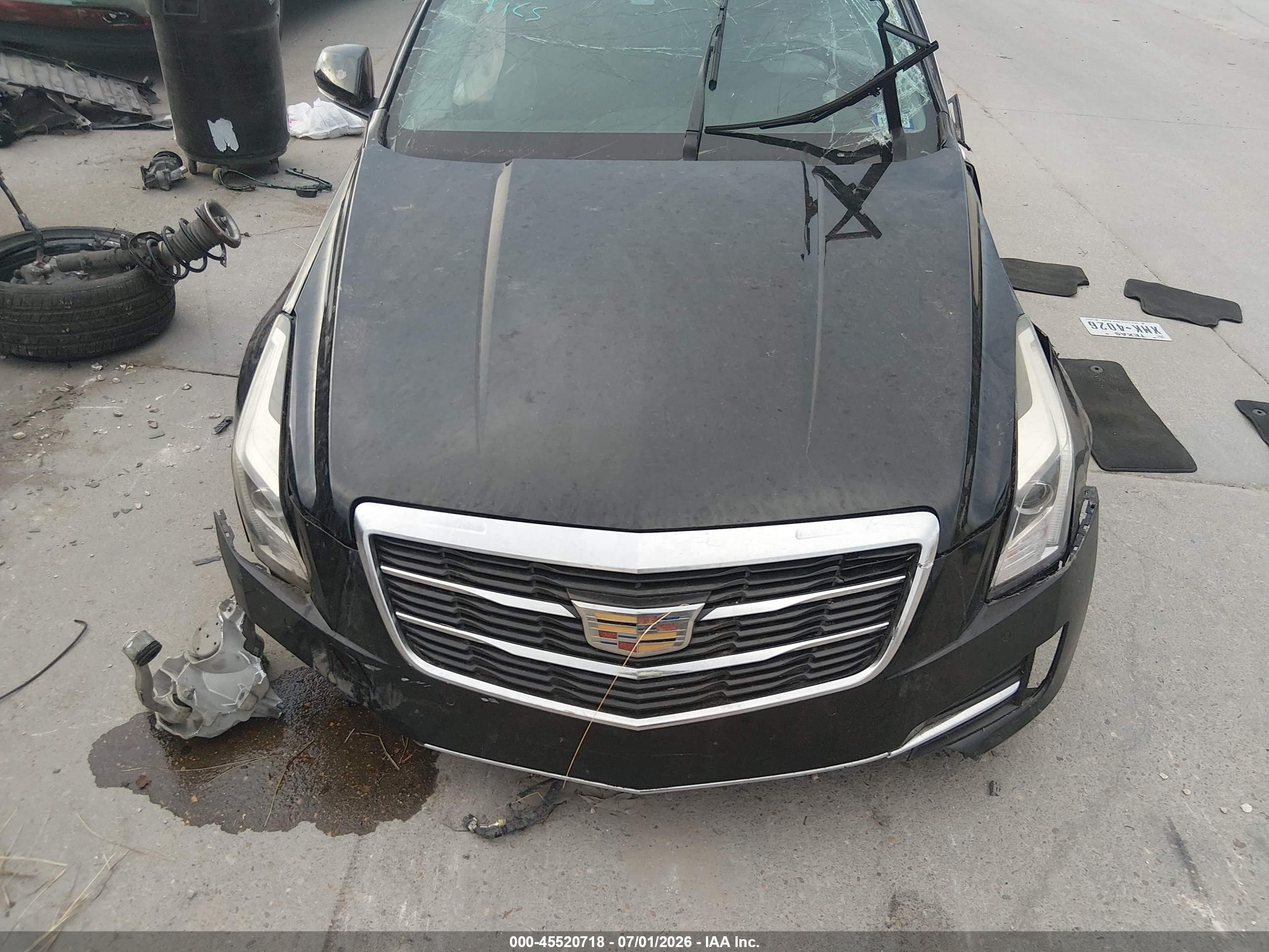 2015 Cadillac Ats Performance Black vin: 1G6AC5SX5F0104207