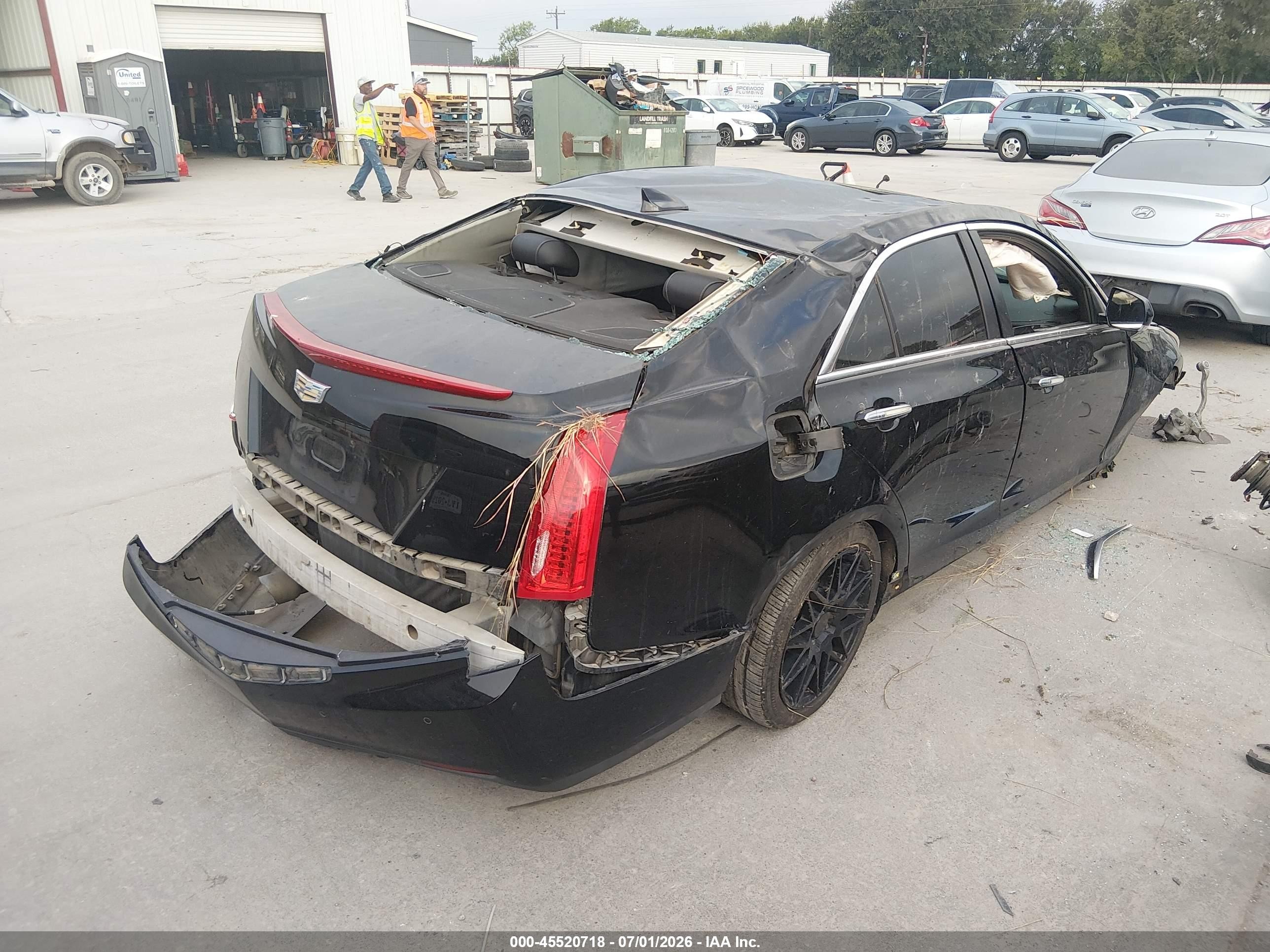 2015 Cadillac Ats Performance Black vin: 1G6AC5SX5F0104207