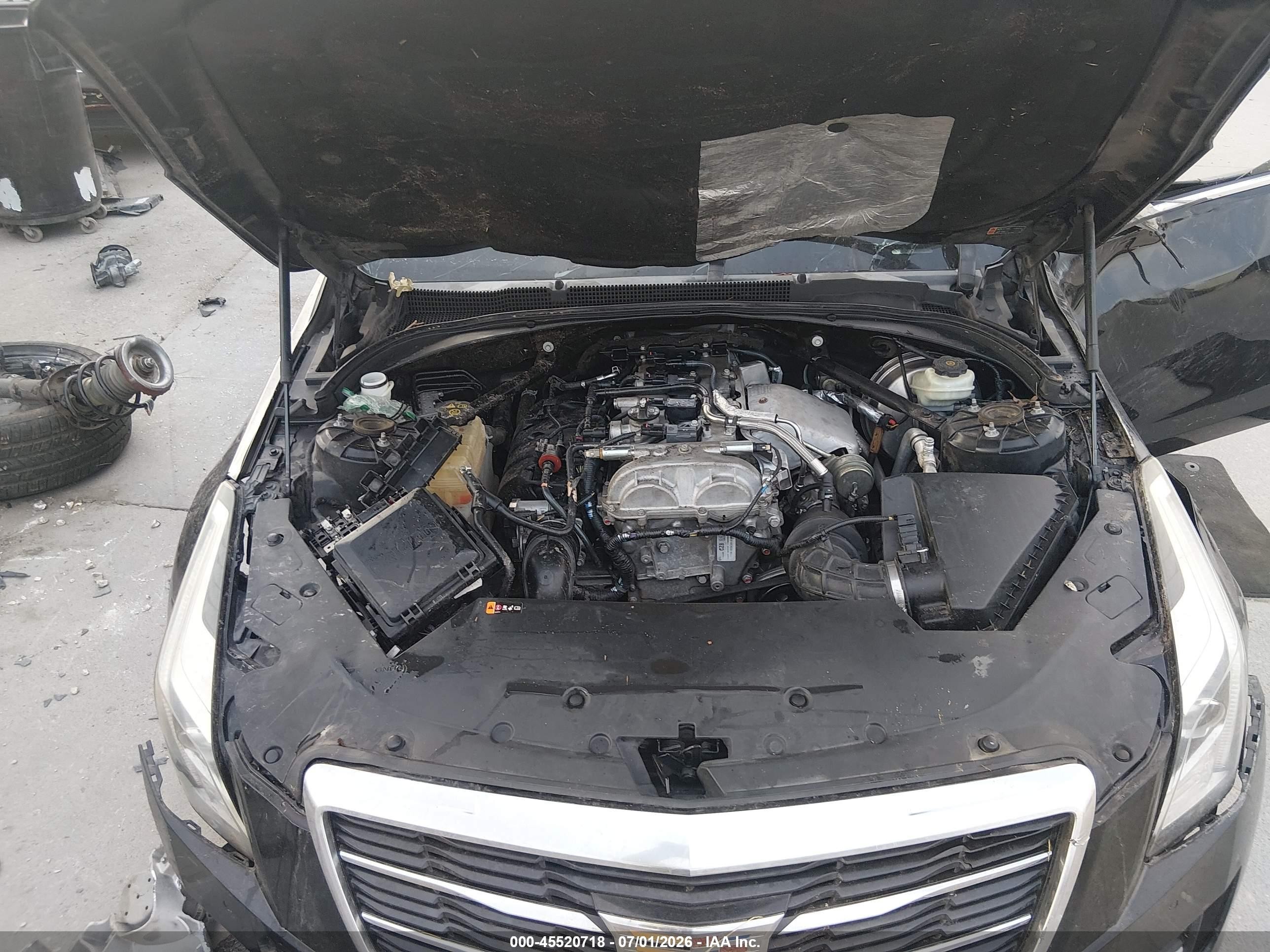 2015 Cadillac Ats Performance Black vin: 1G6AC5SX5F0104207