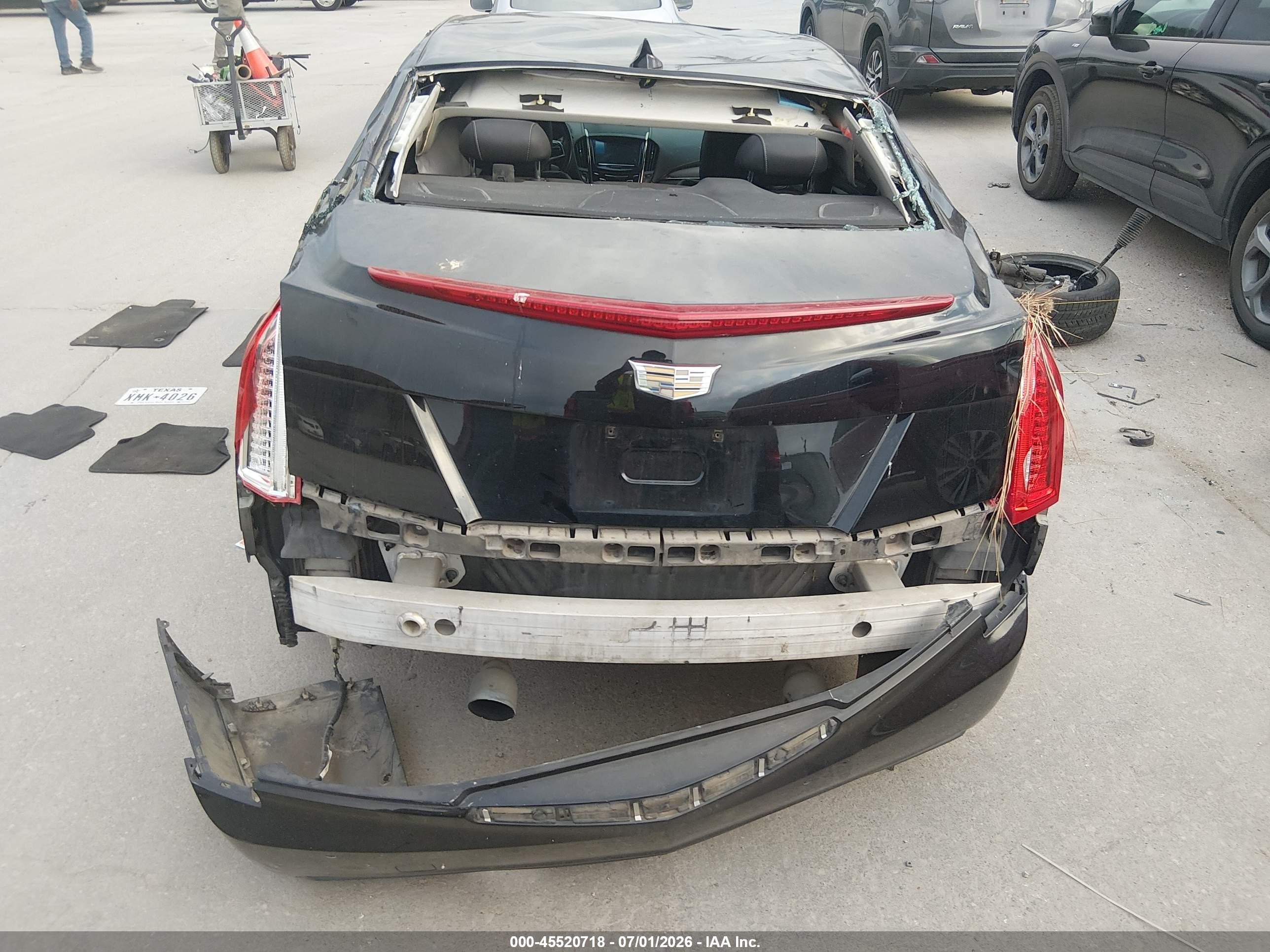 2015 Cadillac Ats Performance Black vin: 1G6AC5SX5F0104207