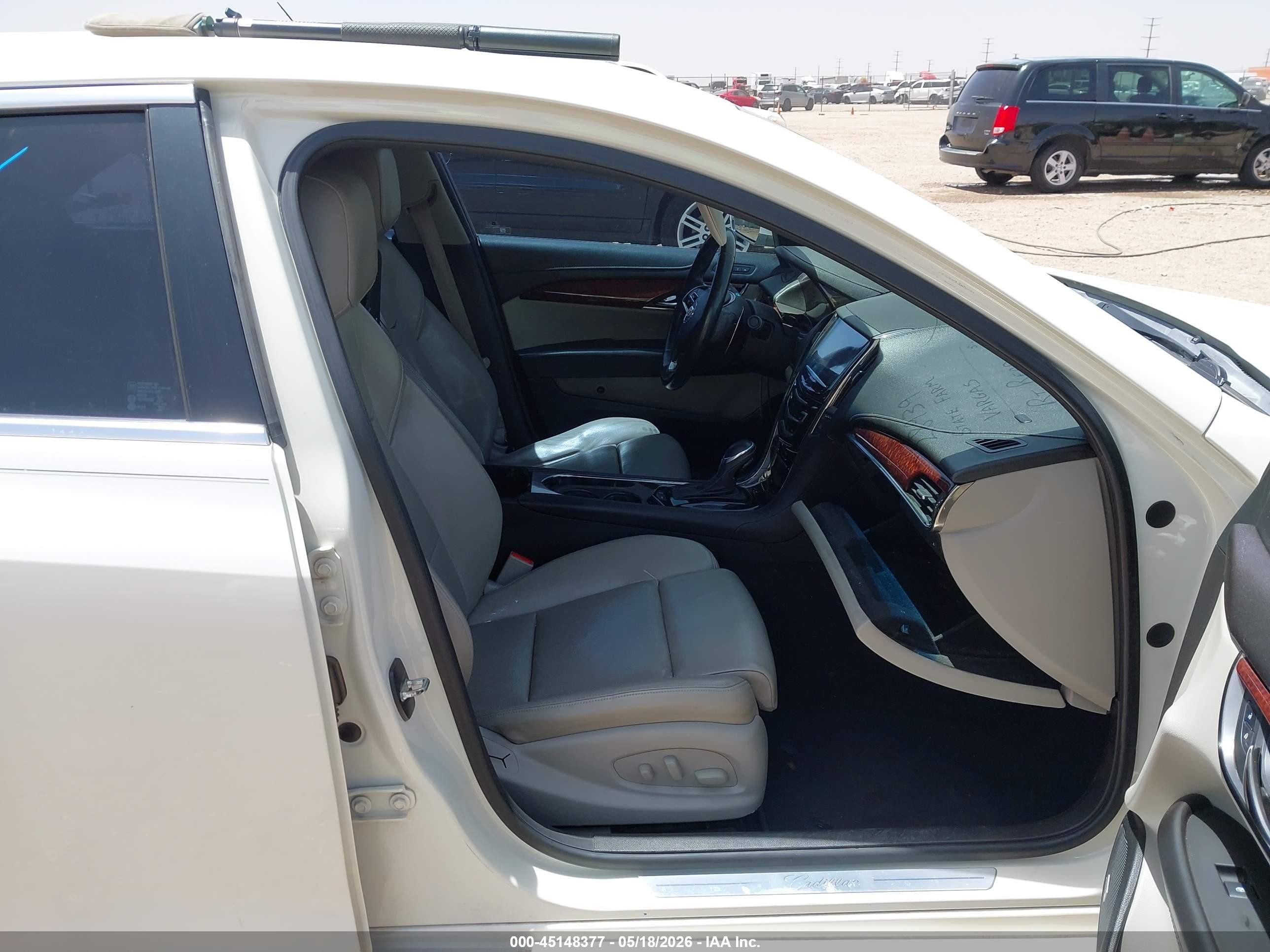 2013 Cadillac Ats Performance White vin: 1G6AC5SX6D0132014