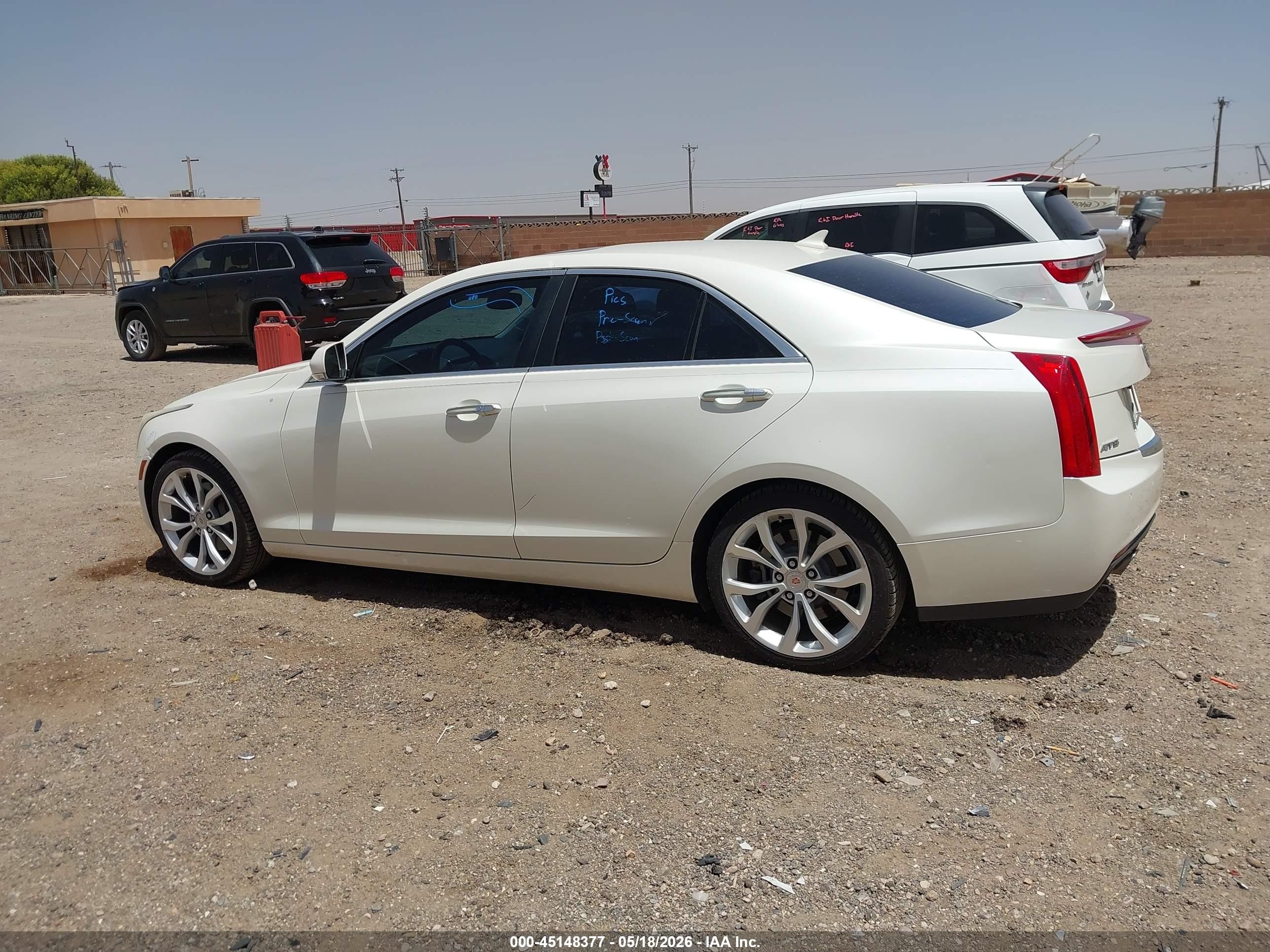 2013 Cadillac Ats Performance White vin: 1G6AC5SX6D0132014