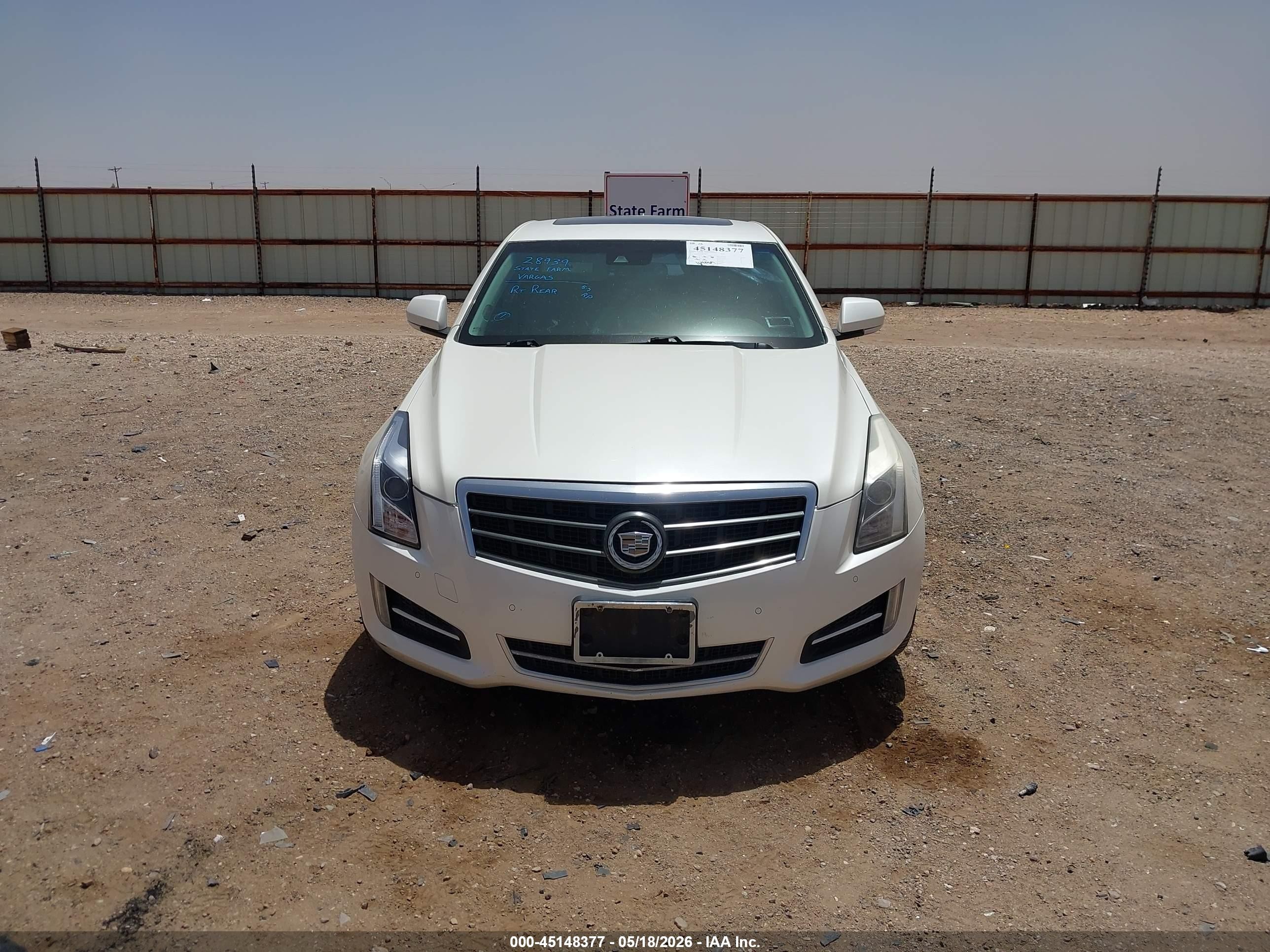 2013 Cadillac Ats Performance White vin: 1G6AC5SX6D0132014