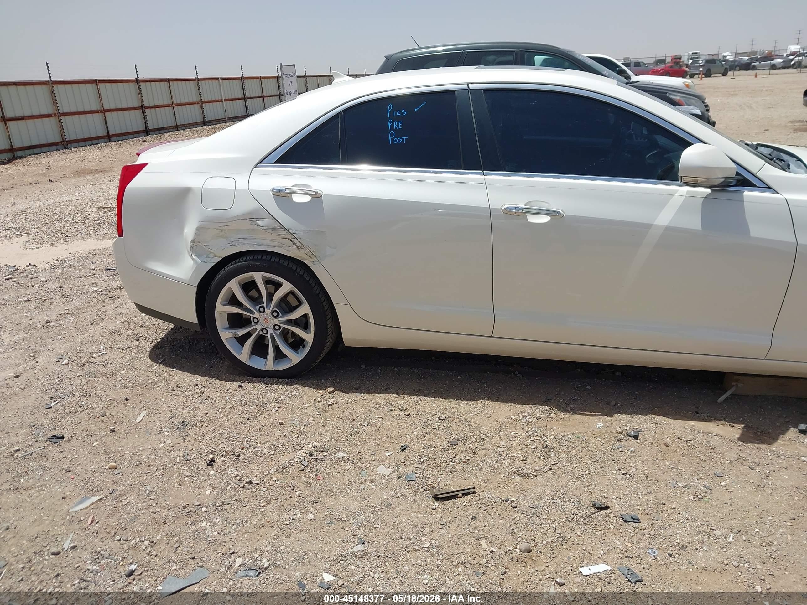 2013 Cadillac Ats Performance White vin: 1G6AC5SX6D0132014