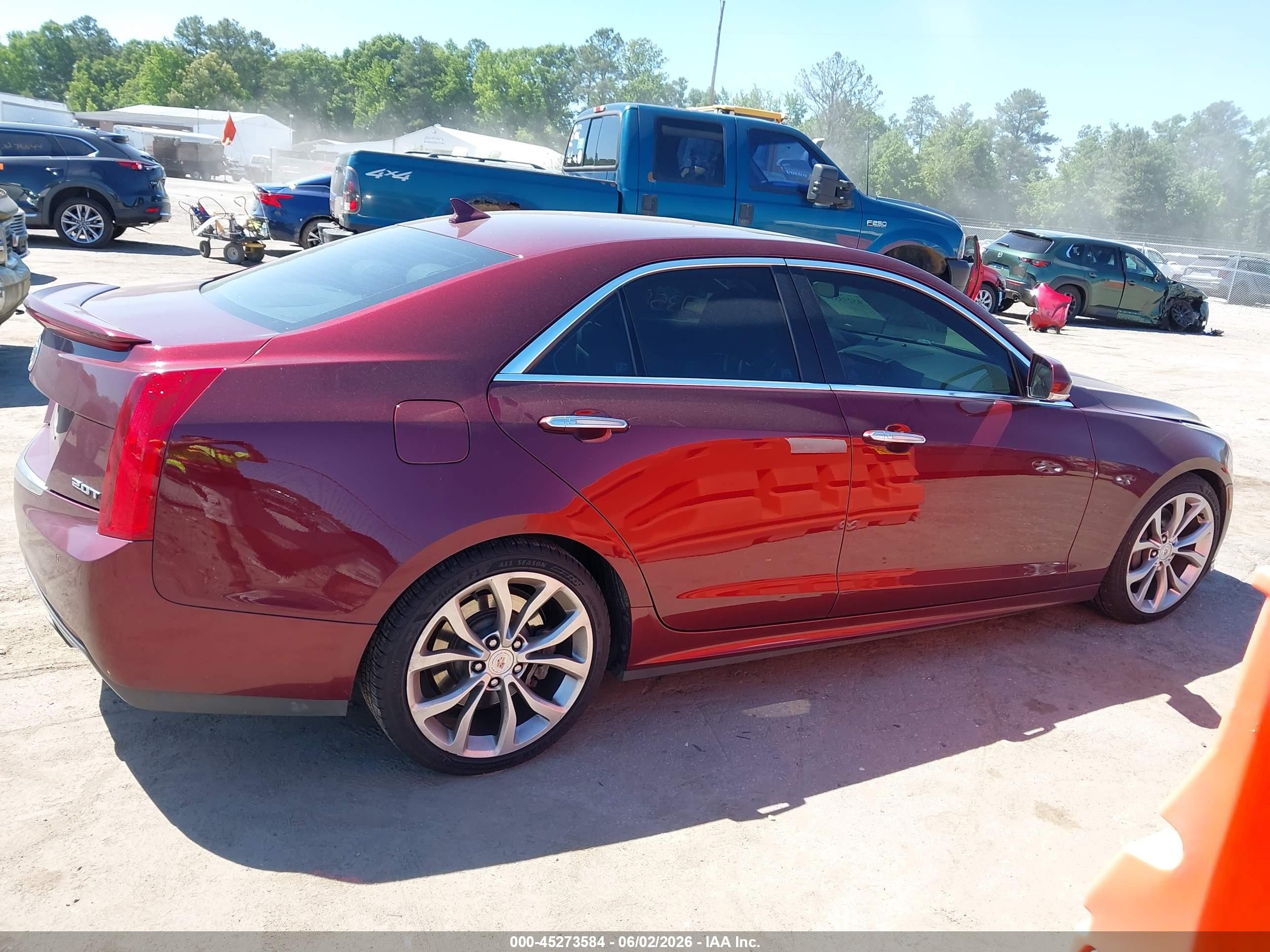 2014 Cadillac Ats Performance Burgundy vin: 1G6AC5SX6E0175365