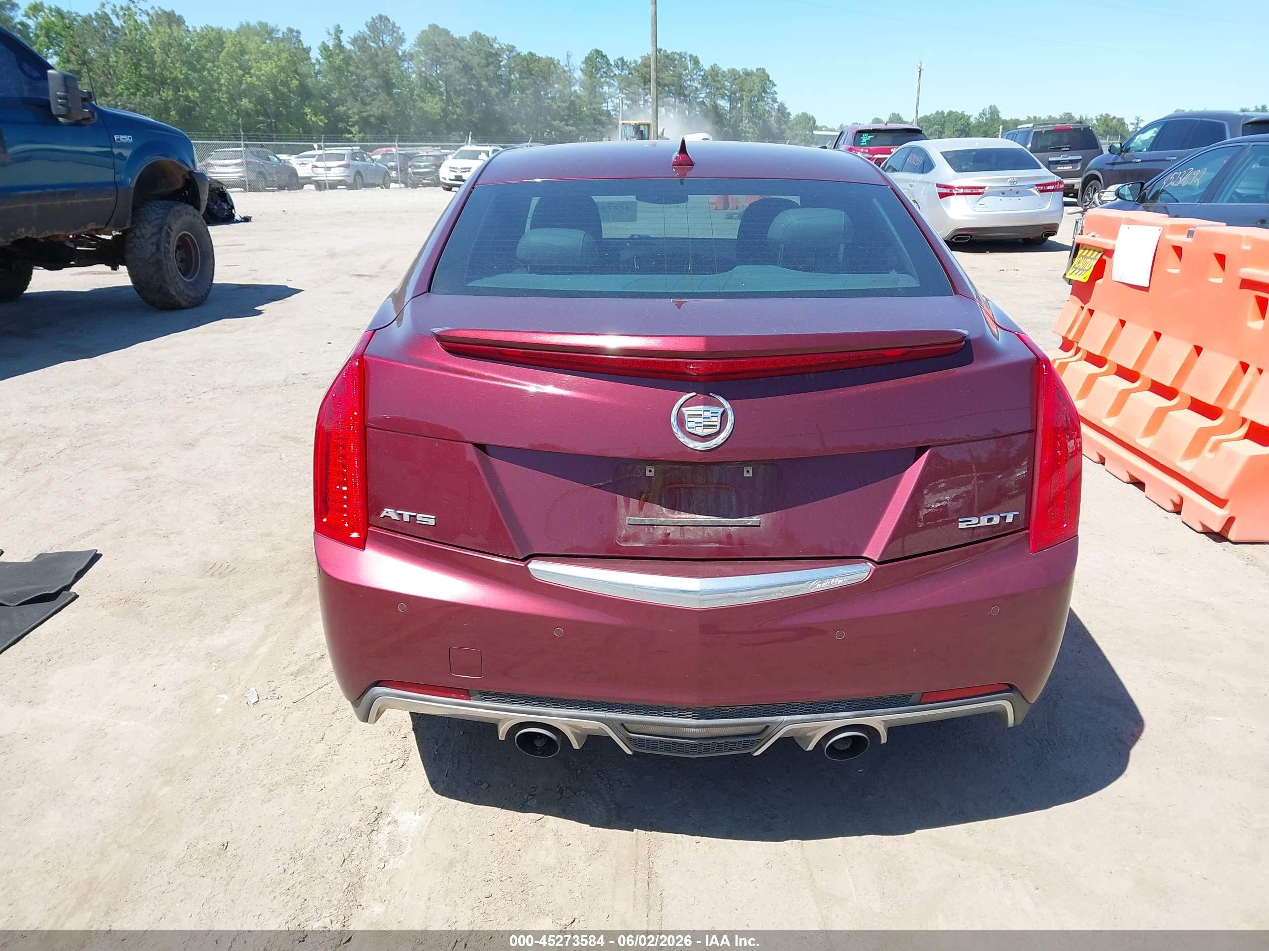 2014 Cadillac Ats Performance Burgundy vin: 1G6AC5SX6E0175365