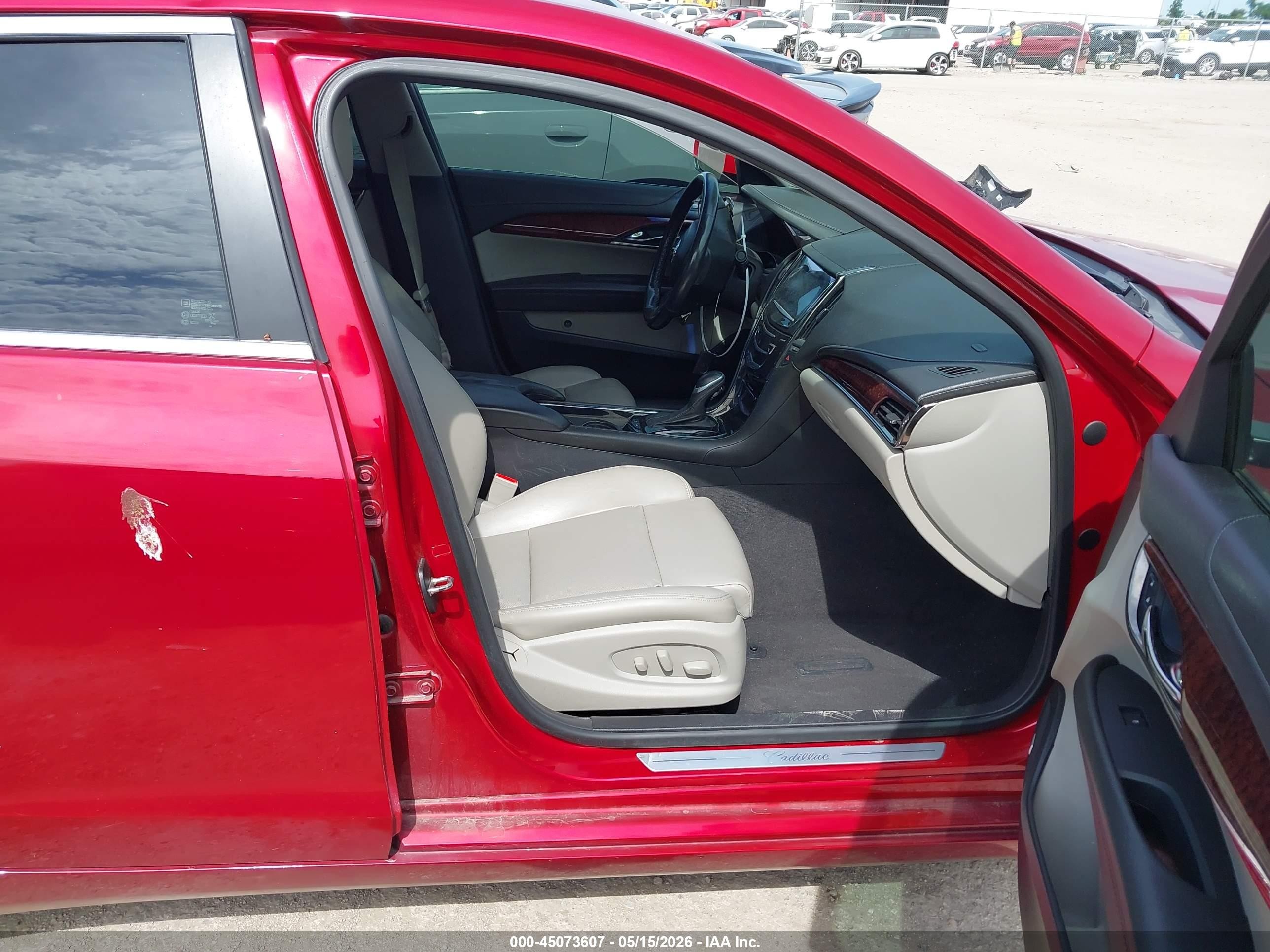 2013 Cadillac Ats Performance Red vin: 1G6AC5SX8D0133178