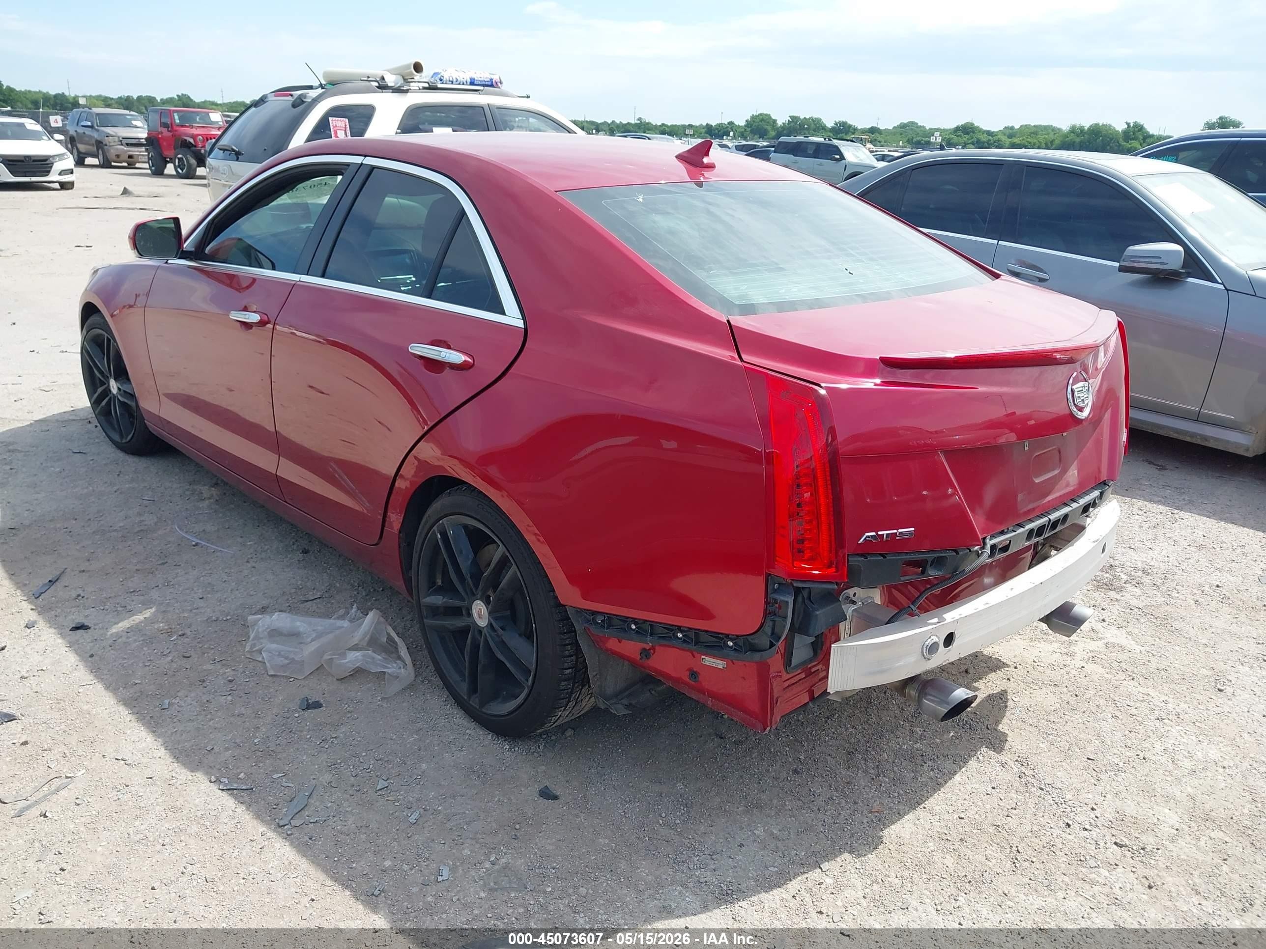 2013 Cadillac Ats Performance Red vin: 1G6AC5SX8D0133178