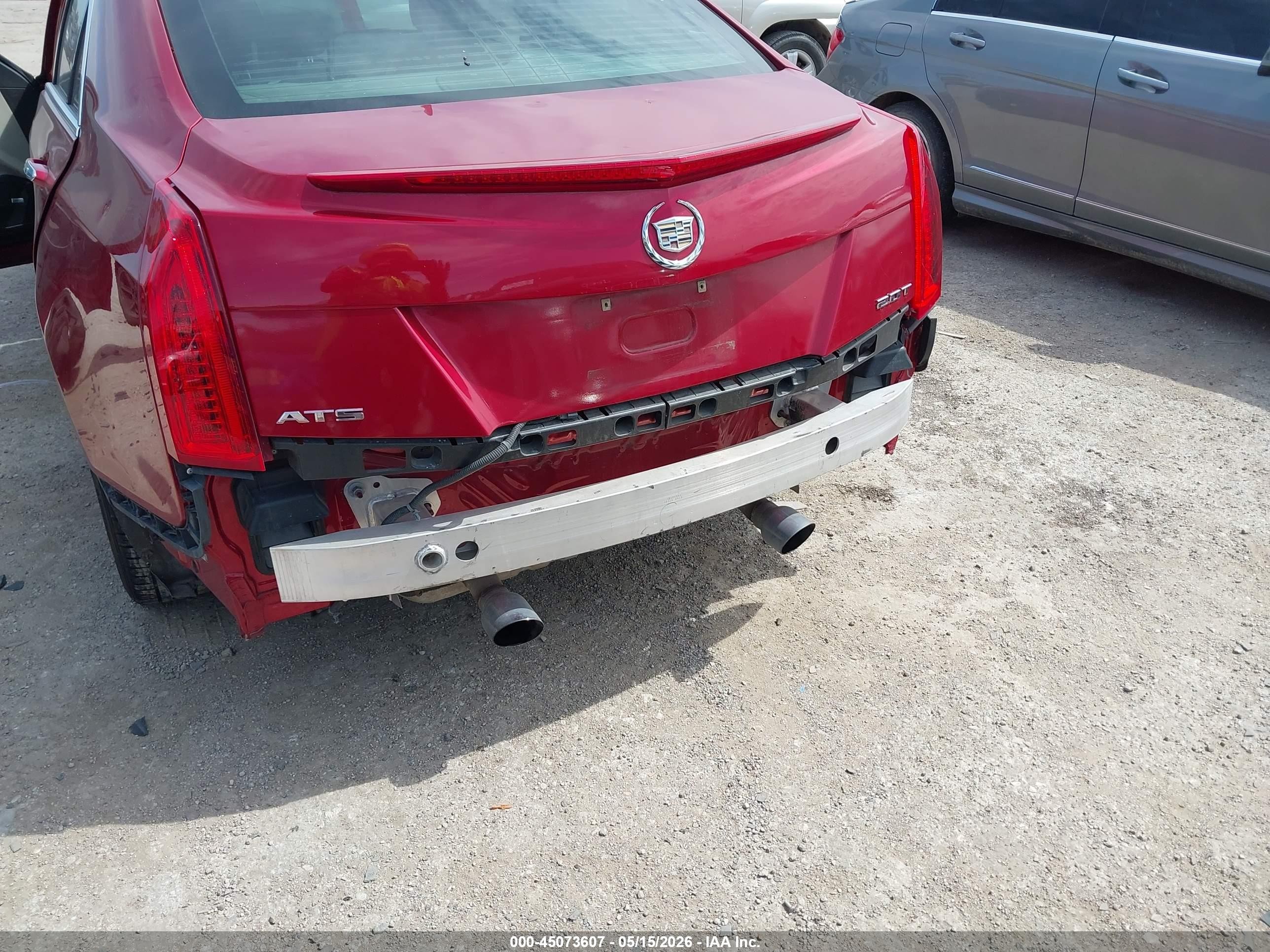 2013 Cadillac Ats Performance Red vin: 1G6AC5SX8D0133178