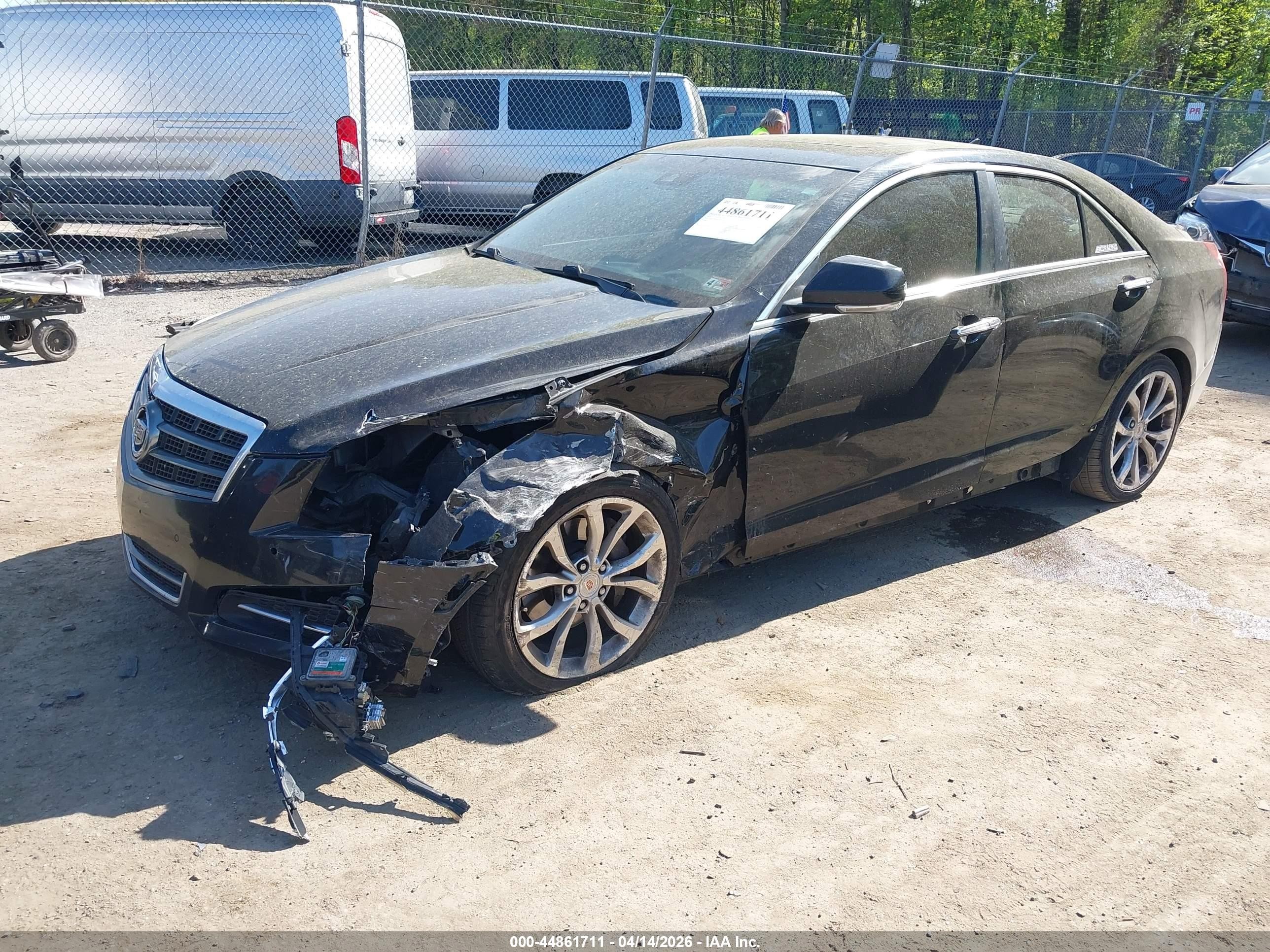 2013 Cadillac Ats Performance Black vin: 1G6AC5SX8D0140227