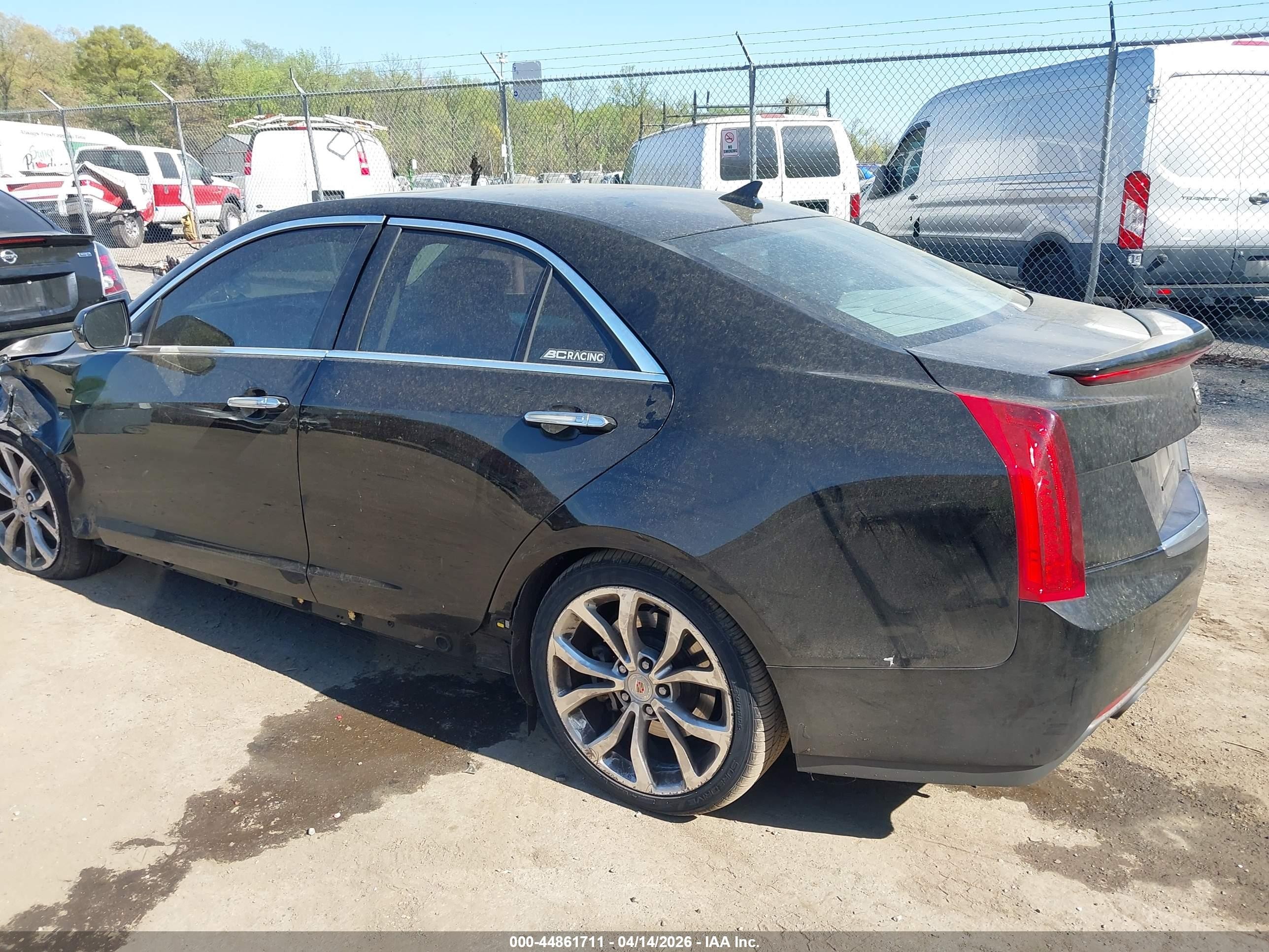 2013 Cadillac Ats Performance Black vin: 1G6AC5SX8D0140227
