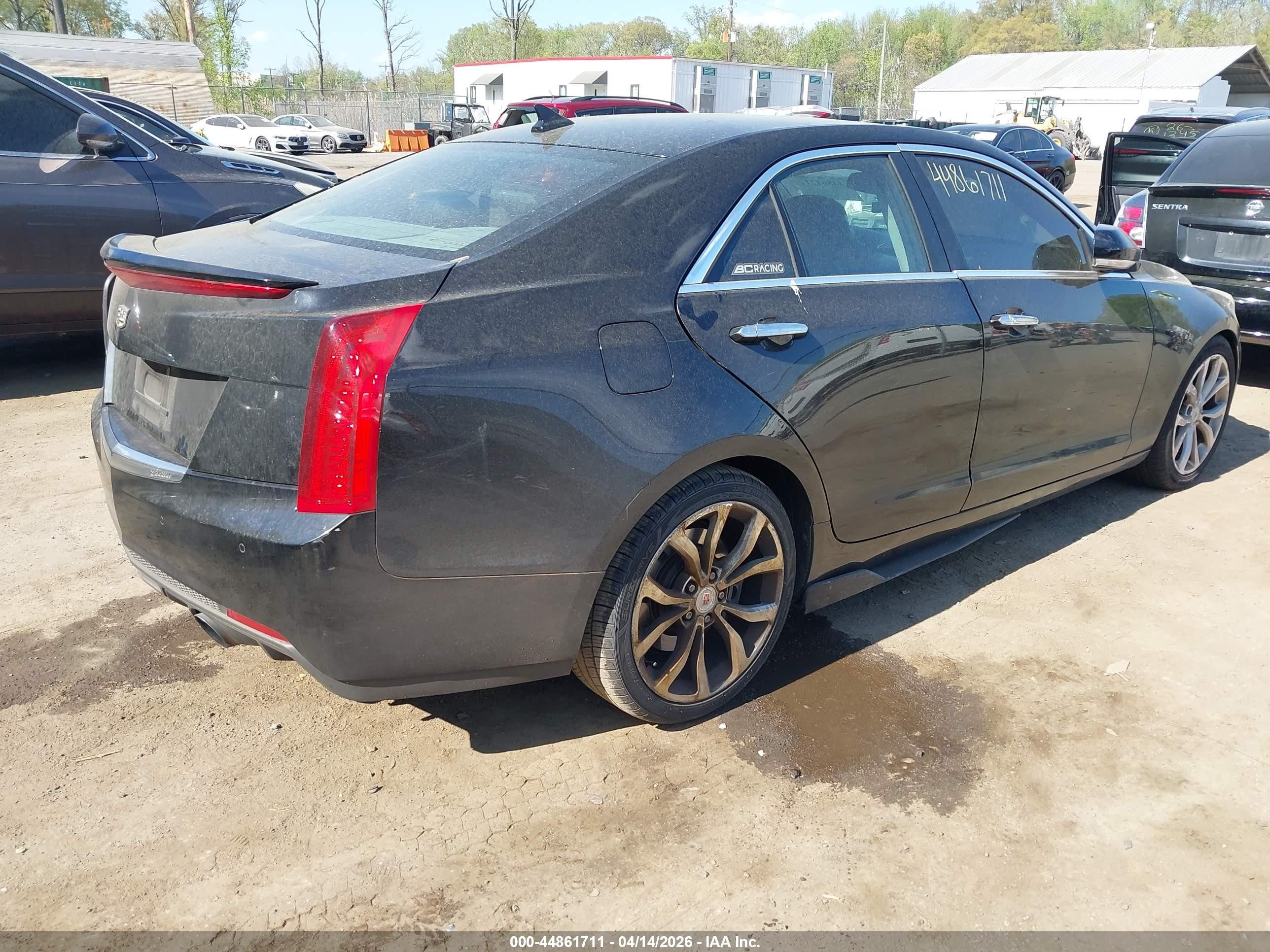 2013 Cadillac Ats Performance Black vin: 1G6AC5SX8D0140227