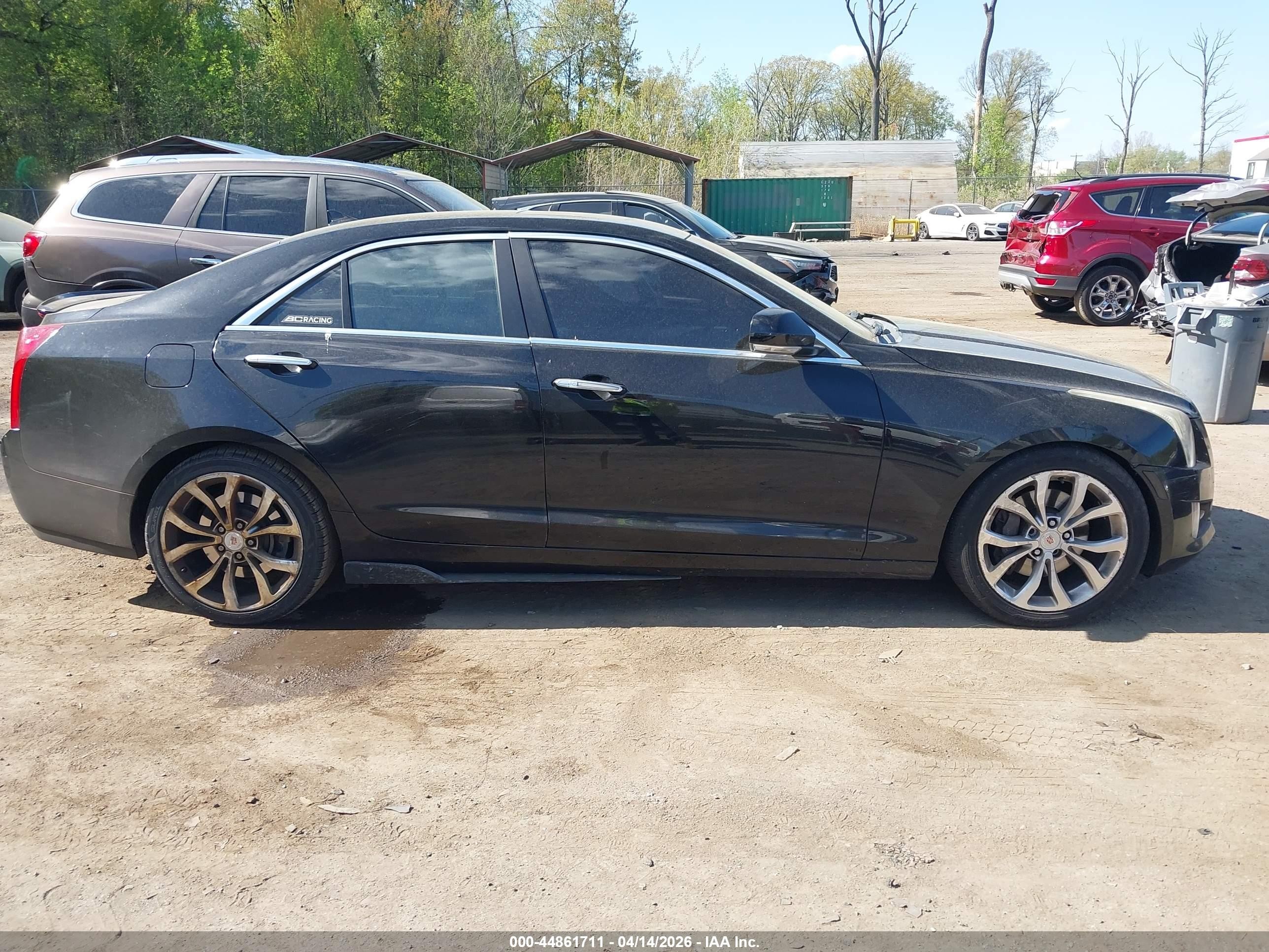 2013 Cadillac Ats Performance Black vin: 1G6AC5SX8D0140227