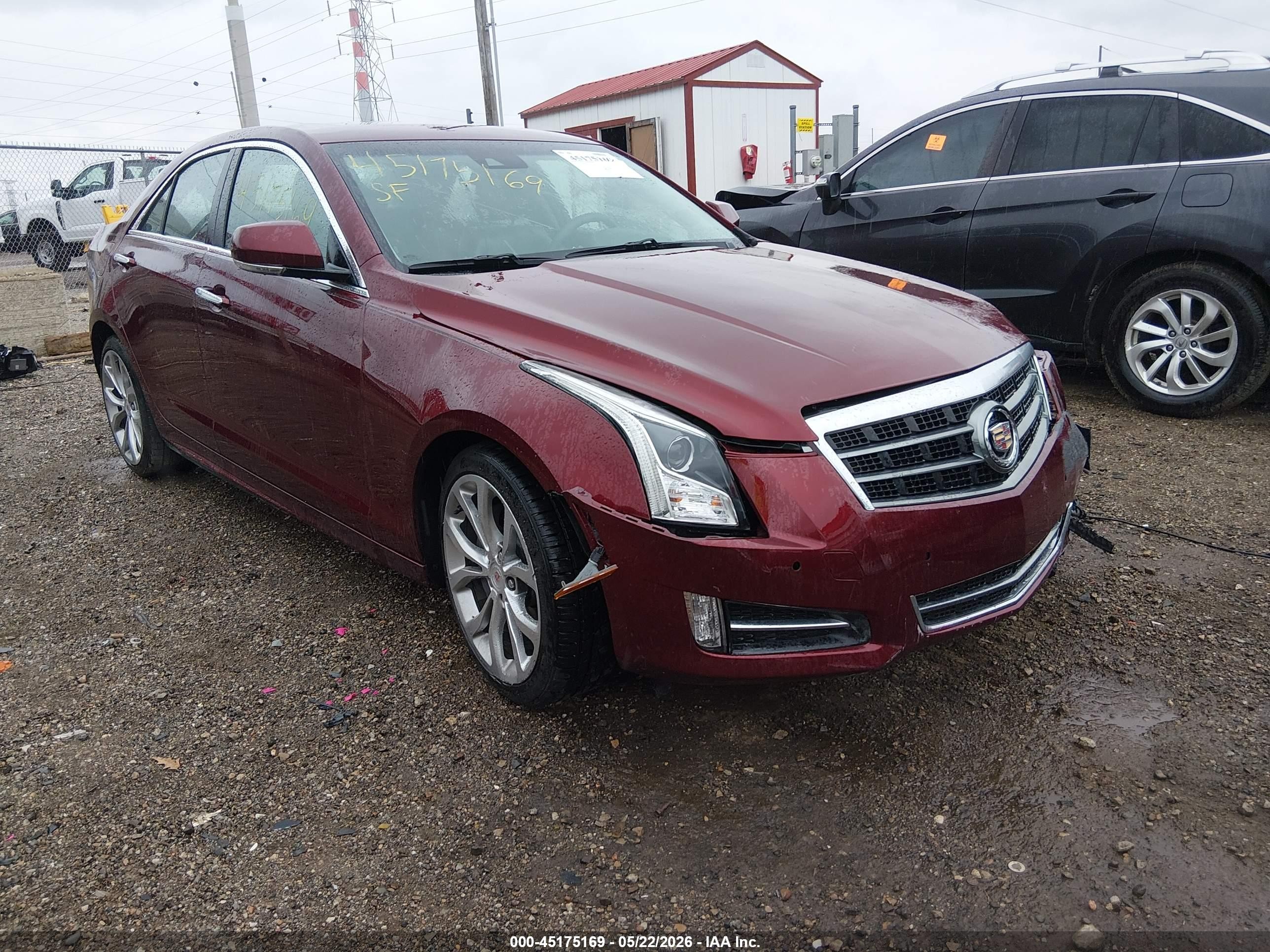 2014 Cadillac Ats Performance Красный vin: 1G6AC5SX8E0185492