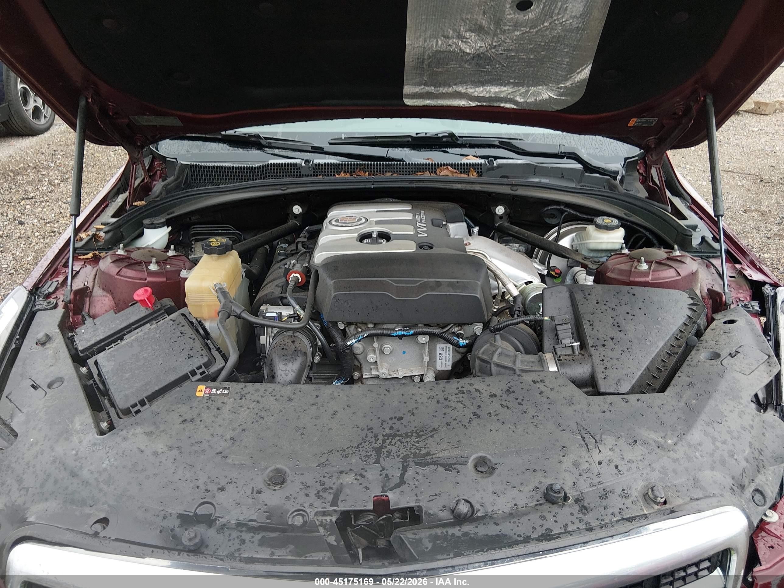 2014 Cadillac Ats Performance Red vin: 1G6AC5SX8E0185492