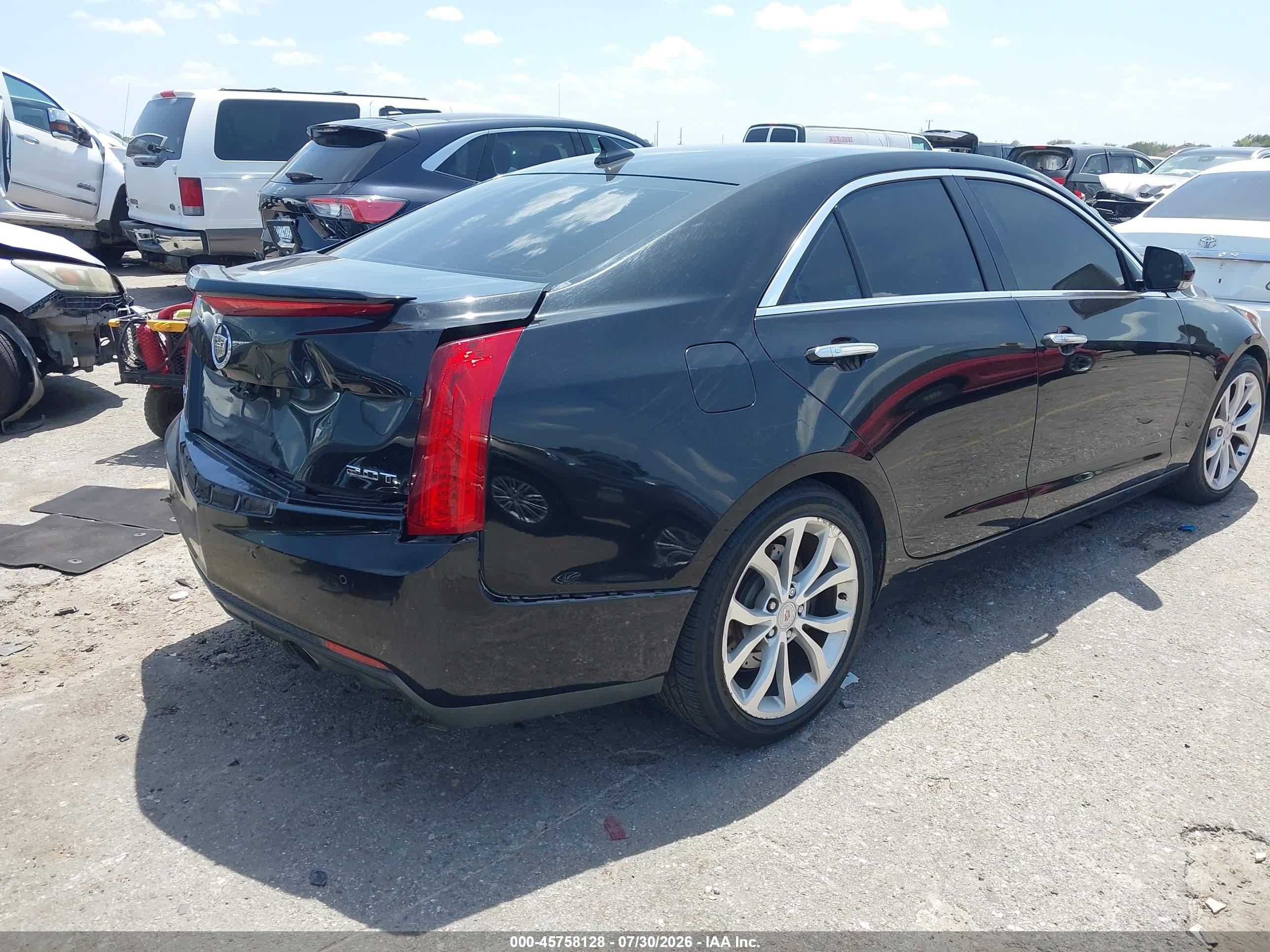 2014 Cadillac Ats Performance Black vin: 1G6AC5SX9E0112342