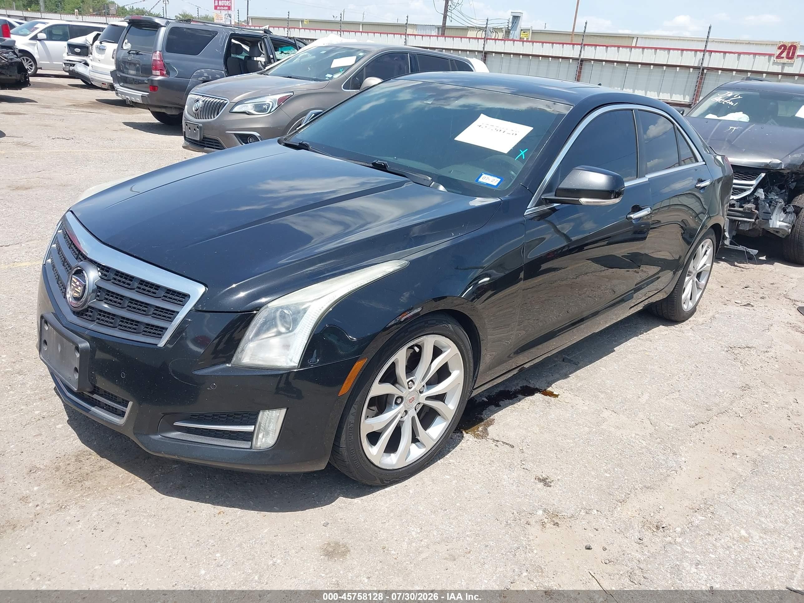 2014 Cadillac Ats Performance Black vin: 1G6AC5SX9E0112342