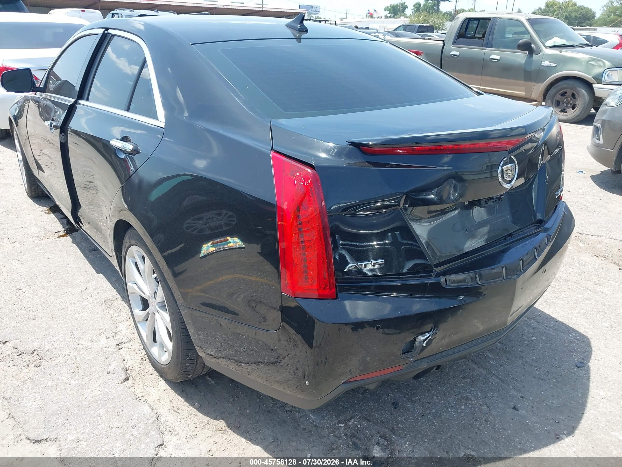 2014 Cadillac Ats Performance Black vin: 1G6AC5SX9E0112342