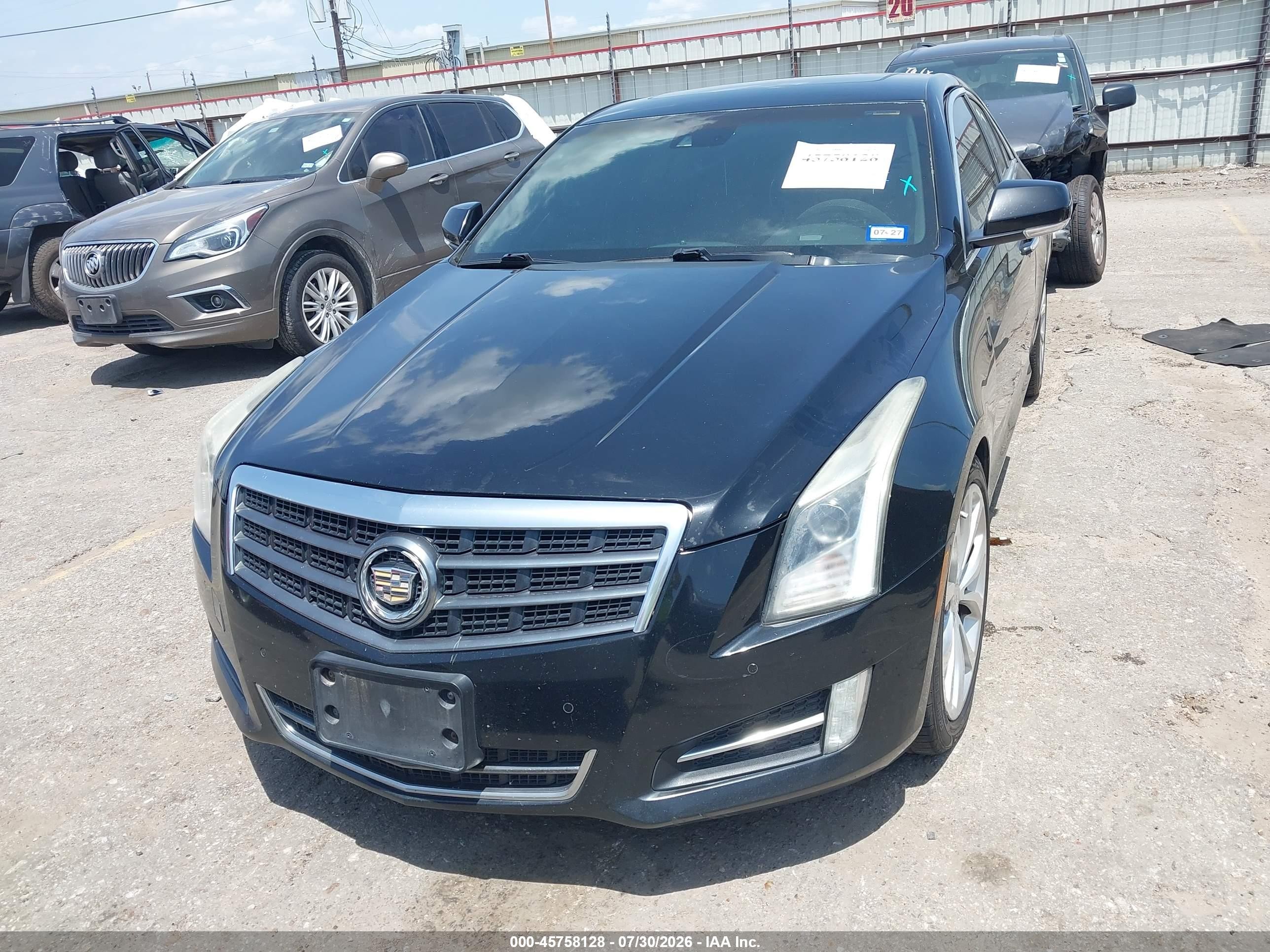 2014 Cadillac Ats Performance Black vin: 1G6AC5SX9E0112342