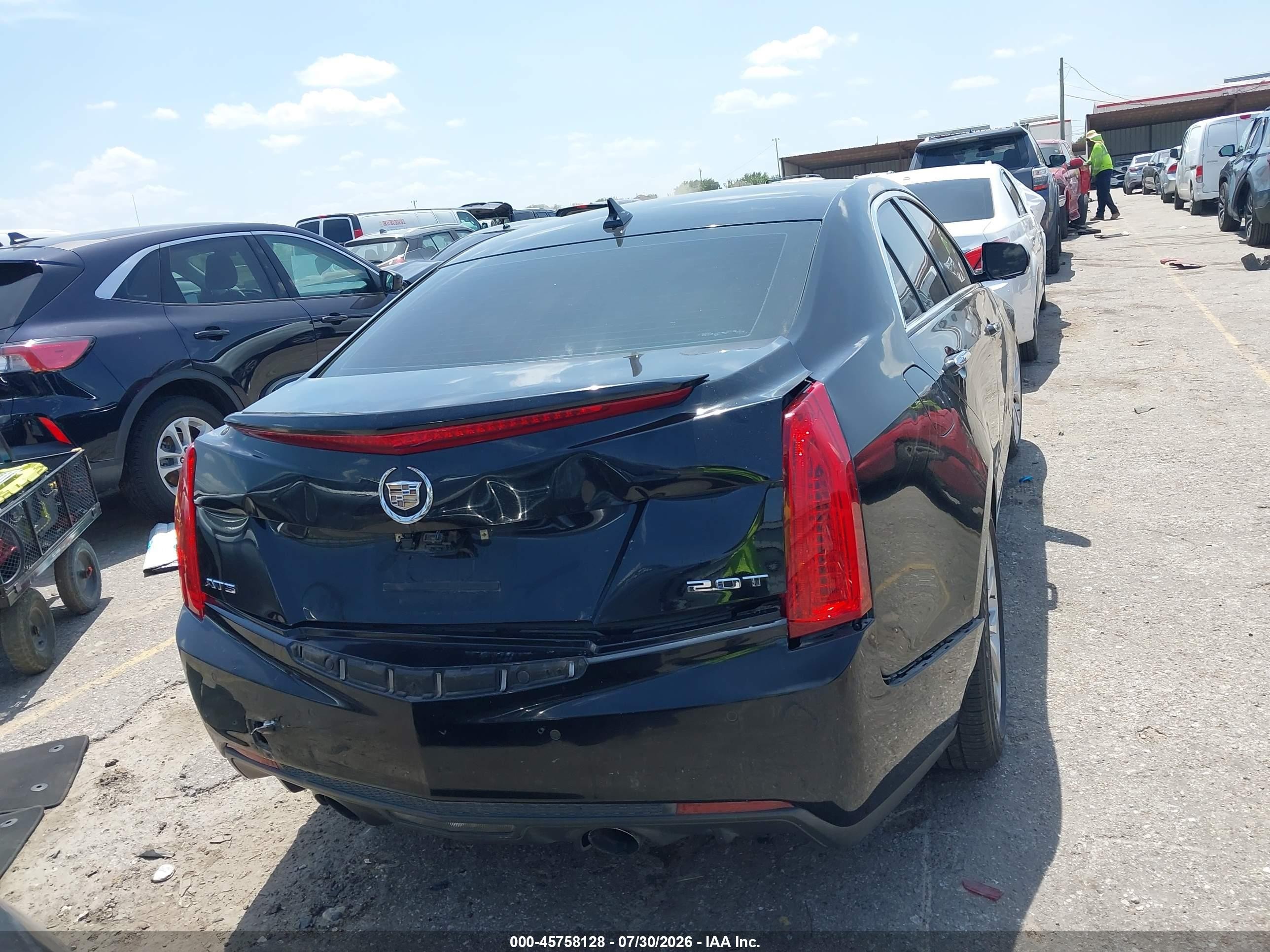 2014 Cadillac Ats Performance Black vin: 1G6AC5SX9E0112342