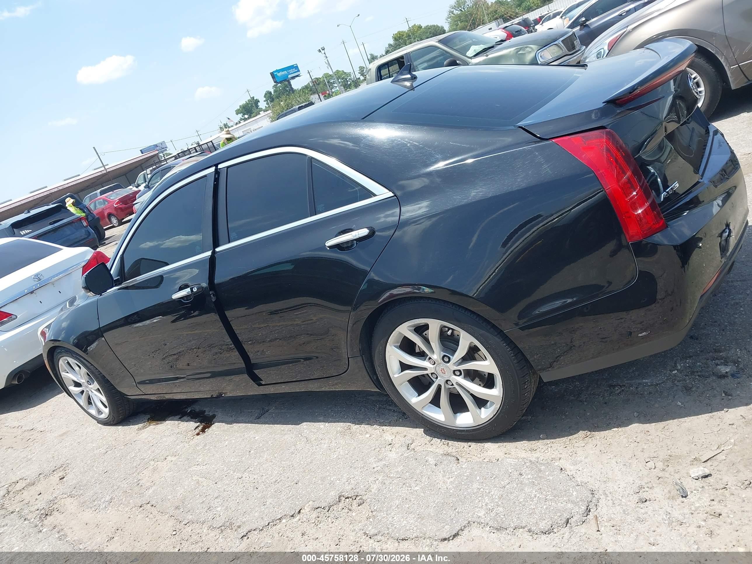 2014 Cadillac Ats Performance Black vin: 1G6AC5SX9E0112342