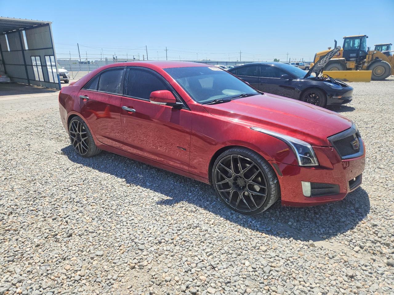 2014 Cadillac Ats Performance Maroon vin: 1G6AC5SX9E0148693