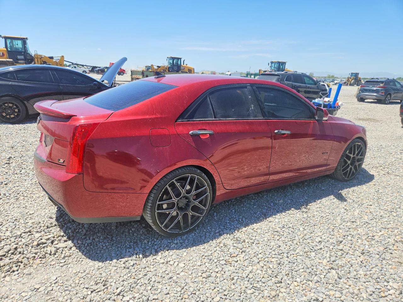 2014 Cadillac Ats Performance Maroon vin: 1G6AC5SX9E0148693