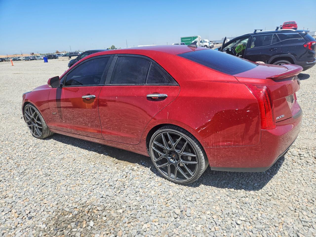 2014 Cadillac Ats Performance Maroon vin: 1G6AC5SX9E0148693