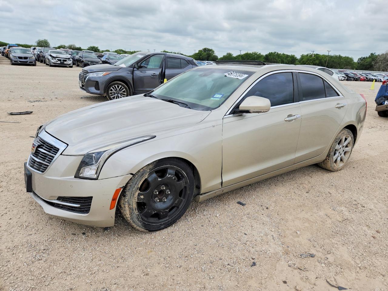 2015 Cadillac Ats Performance Золотой vin: 1G6AC5SX9F0107045