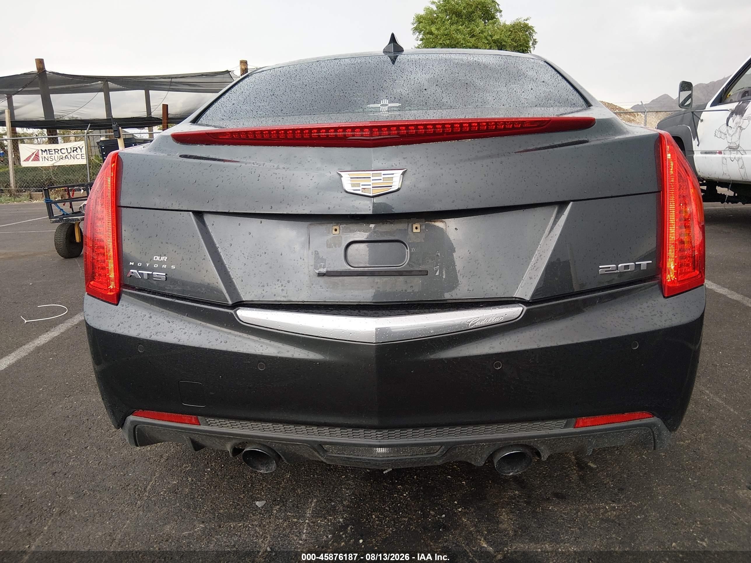 2015 Cadillac Ats Performance Серый vin: 1G6AC5SXXF0107166