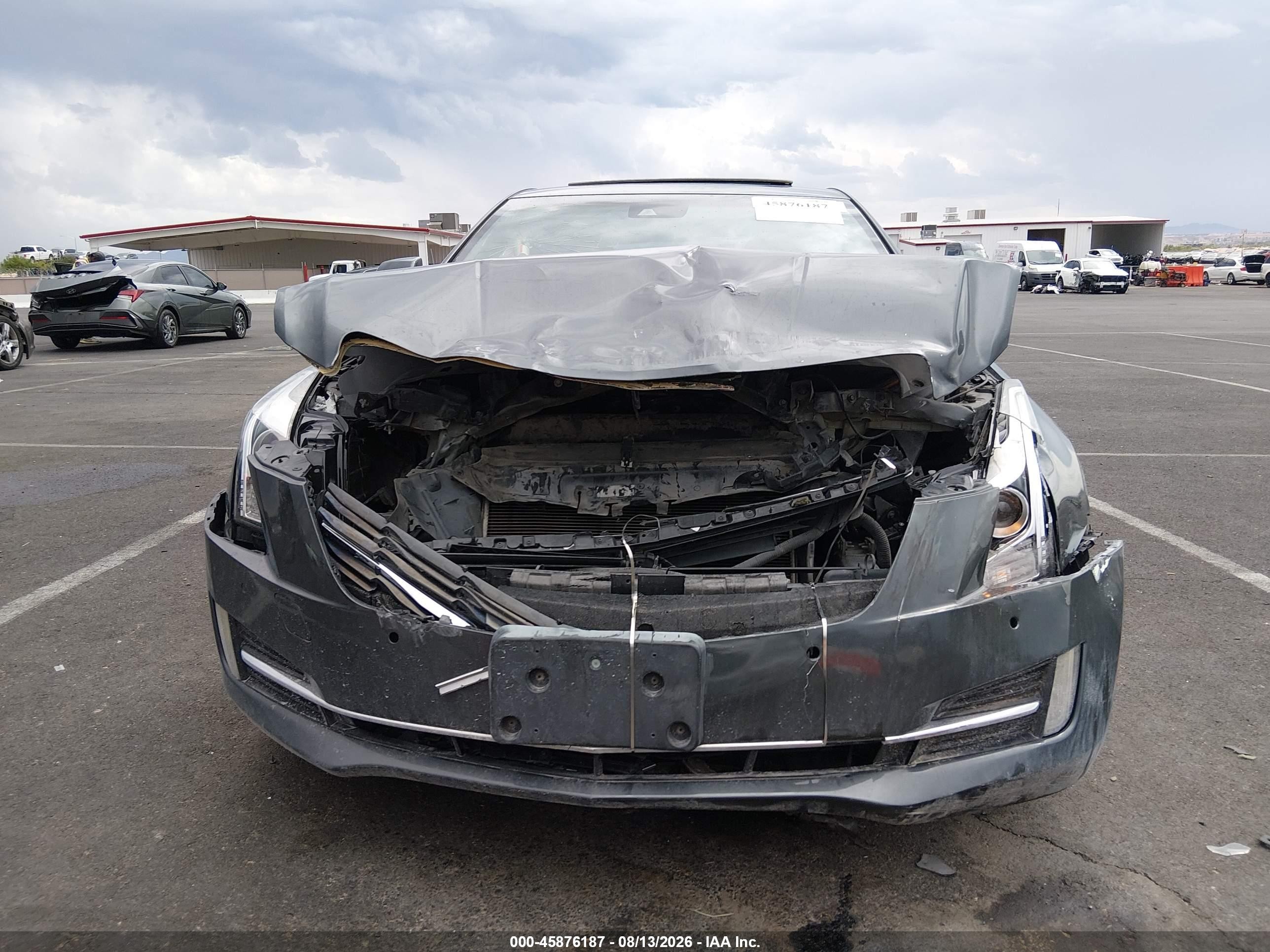 2015 Cadillac Ats Performance Серый vin: 1G6AC5SXXF0107166