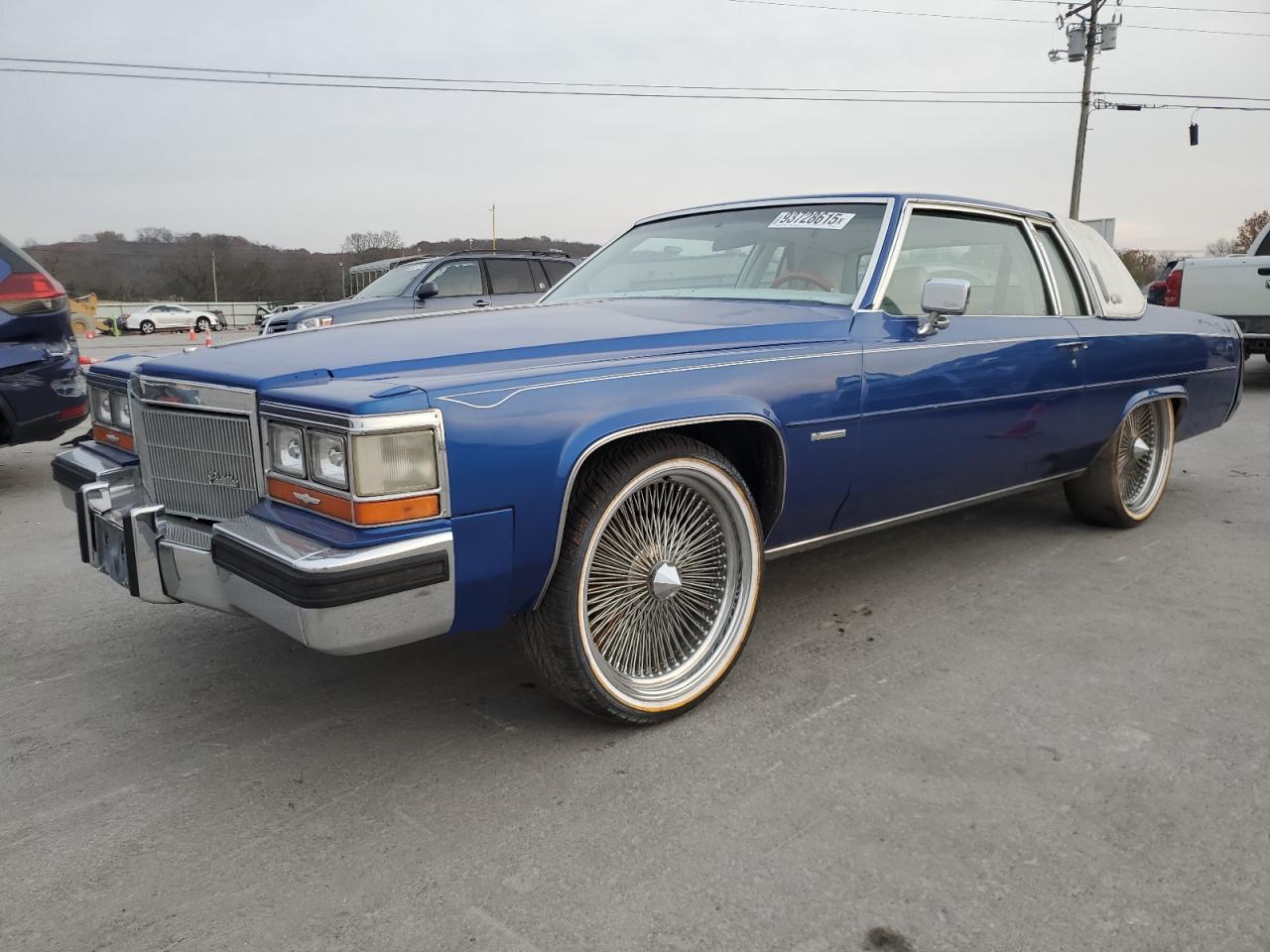1981 Cadillac Deville Blue vin: 1G6AD4795B9145220