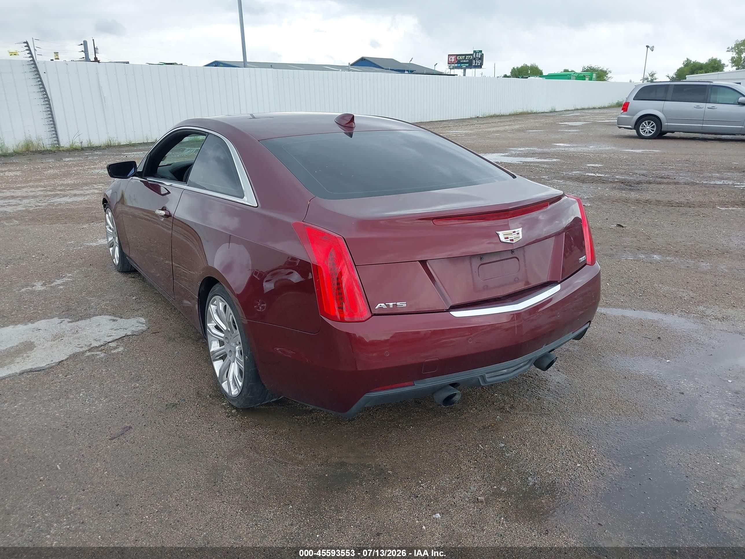 2015 Cadillac Ats Premium Бордовый vin: 1G6AE1R31F0127599