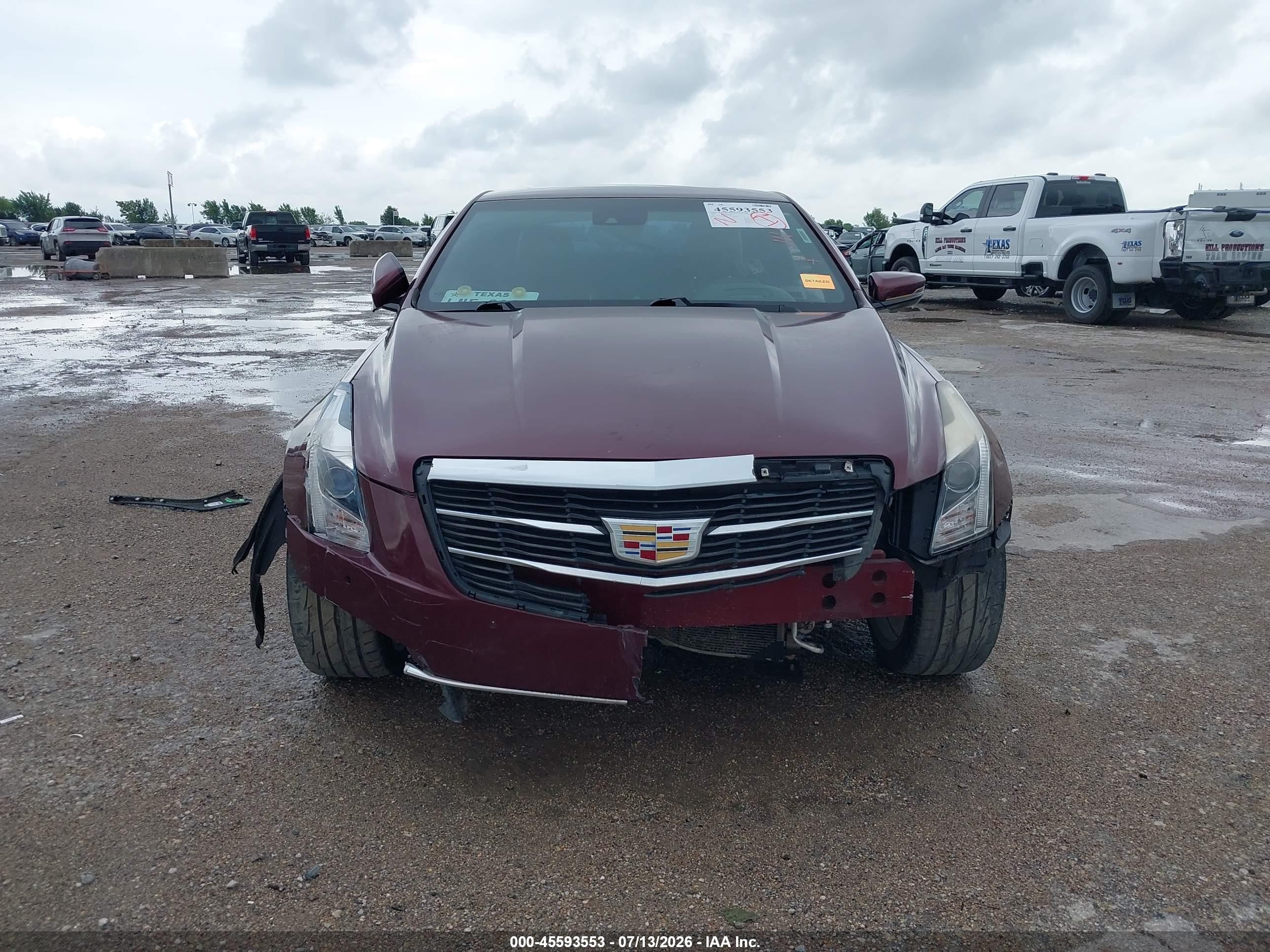 2015 Cadillac Ats Premium Бордовый vin: 1G6AE1R31F0127599