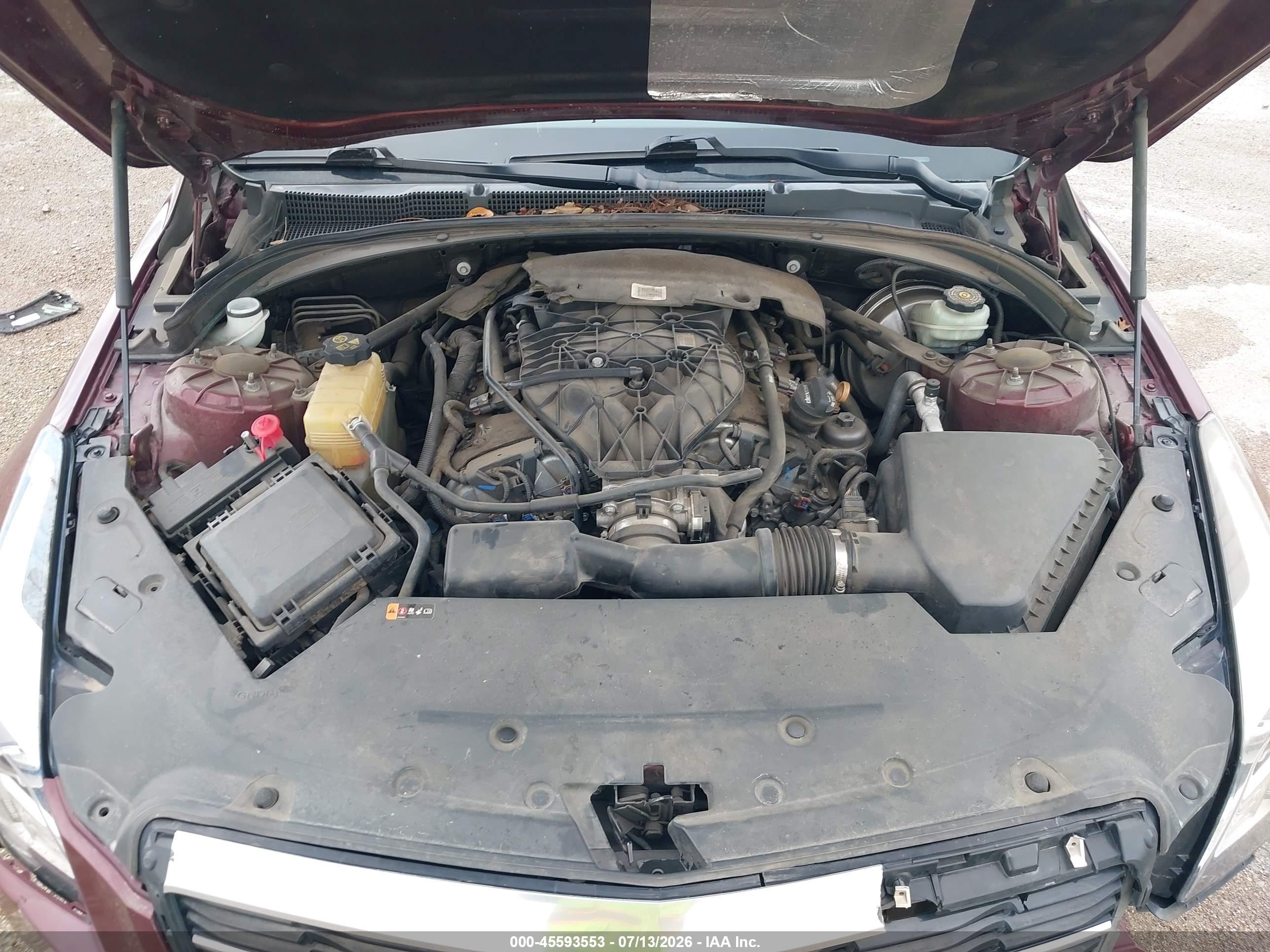 2015 Cadillac Ats Premium Бордовый vin: 1G6AE1R31F0127599