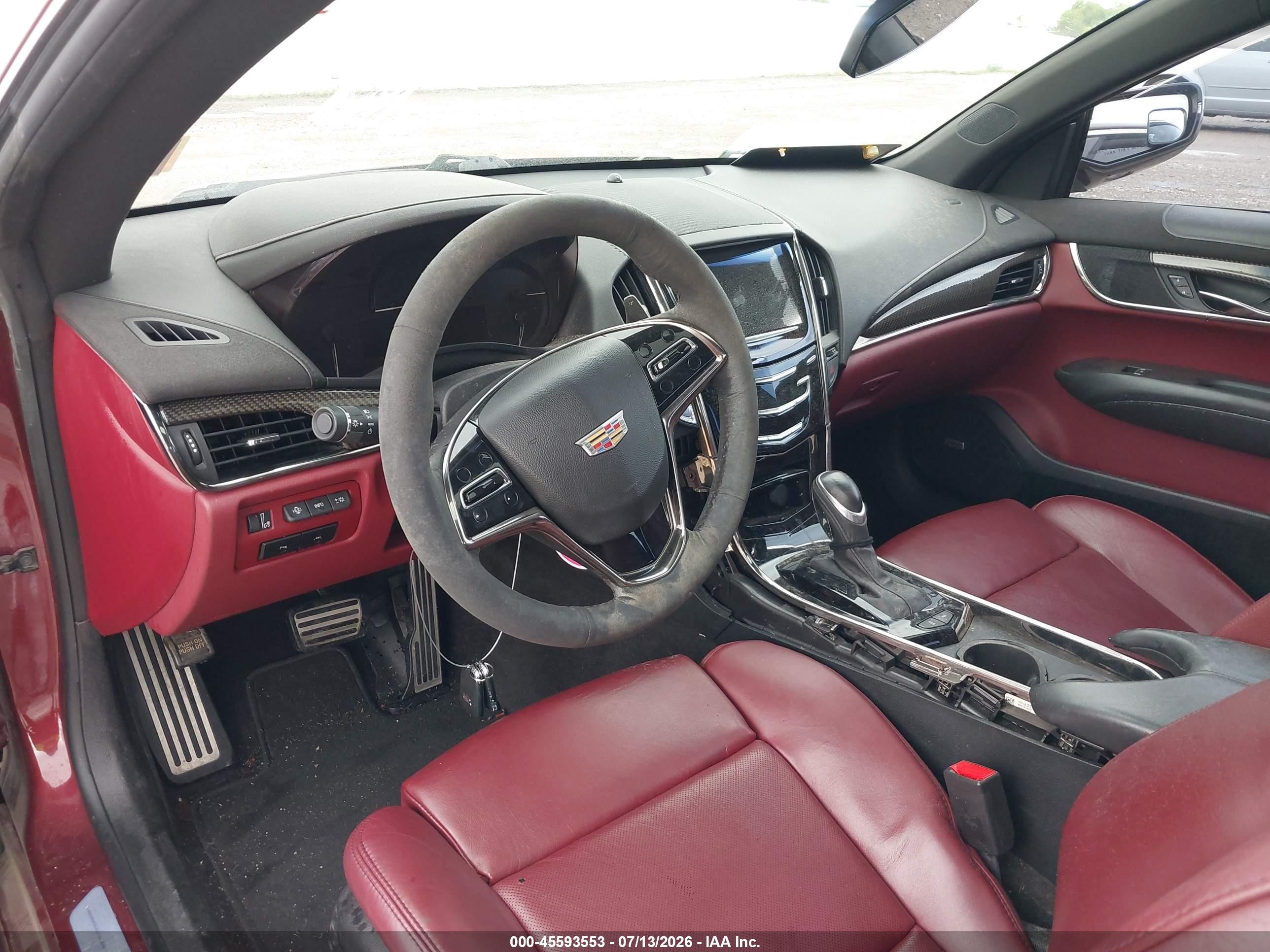 2015 Cadillac Ats Premium Бордовый vin: 1G6AE1R31F0127599