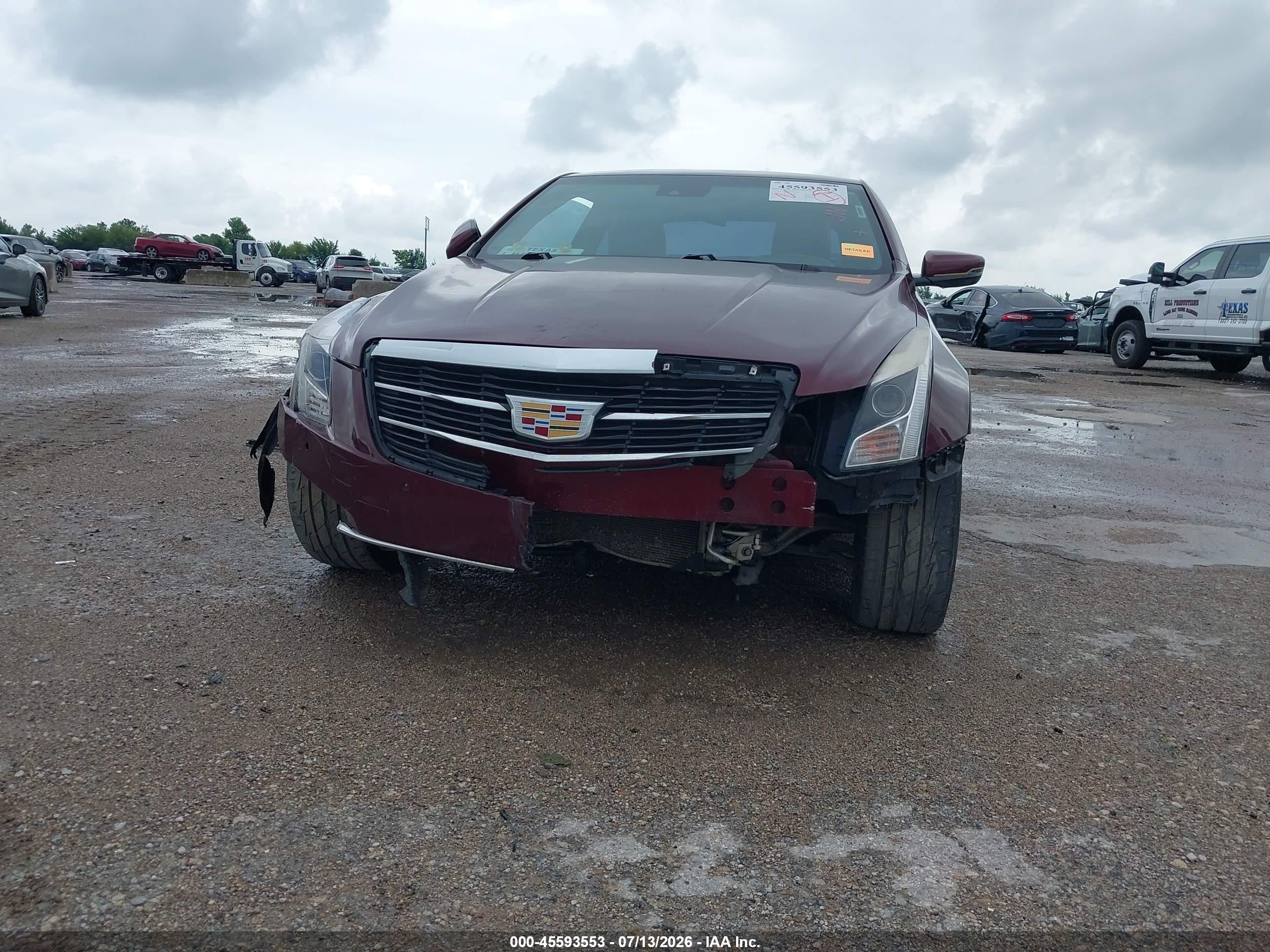 2015 Cadillac Ats Premium Бордовый vin: 1G6AE1R31F0127599