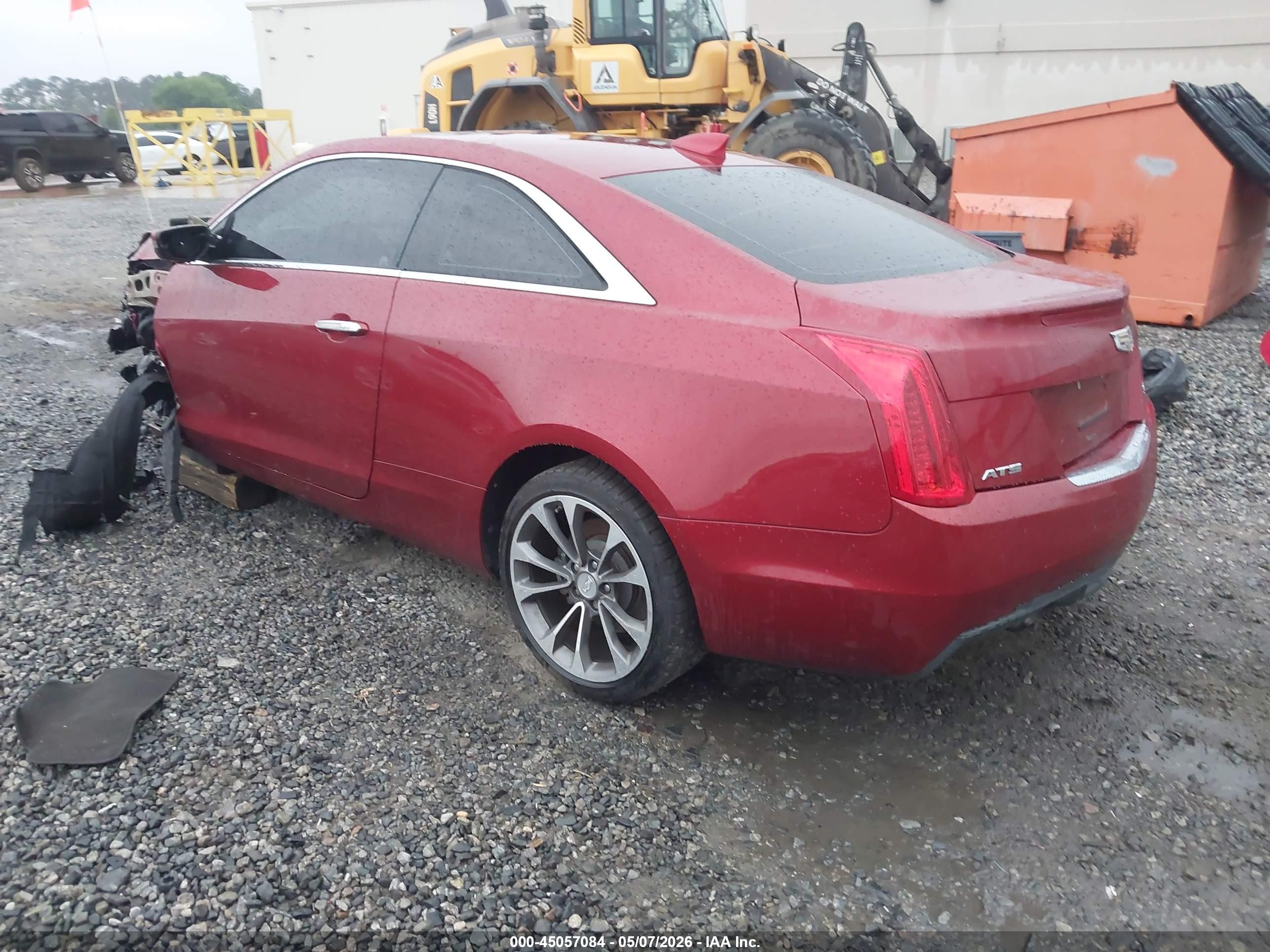 2015 Cadillac Ats Premium Maroon vin: 1G6AE1RX8F0113587