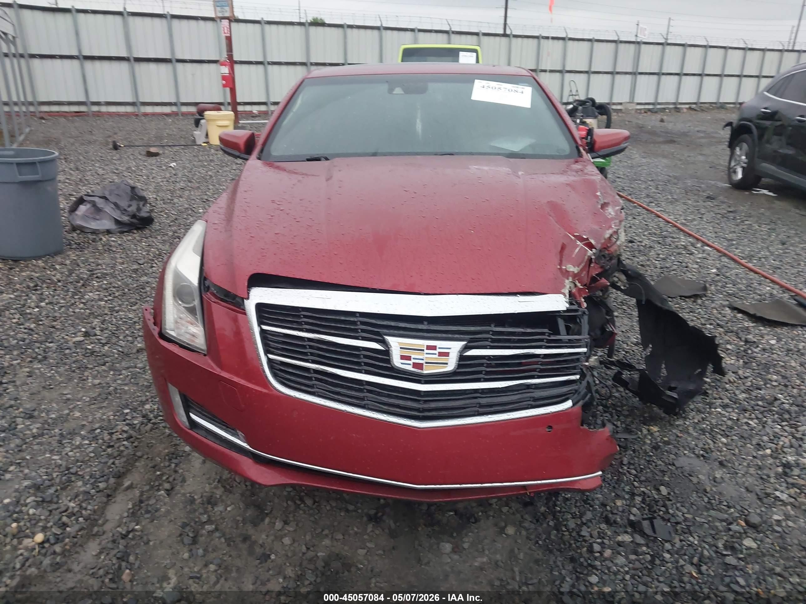2015 Cadillac Ats Premium Maroon vin: 1G6AE1RX8F0113587