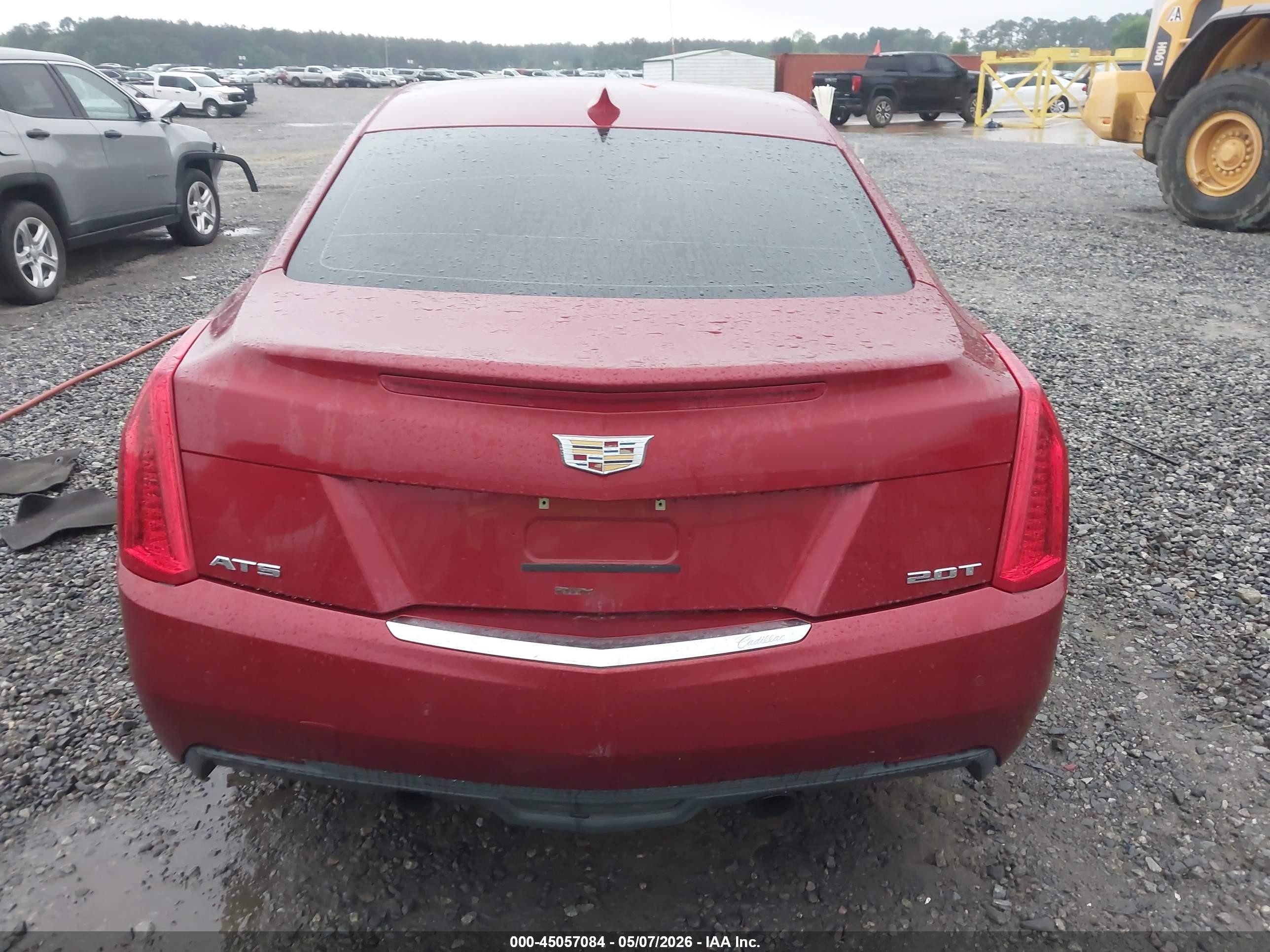 2015 Cadillac Ats Premium Maroon vin: 1G6AE1RX8F0113587