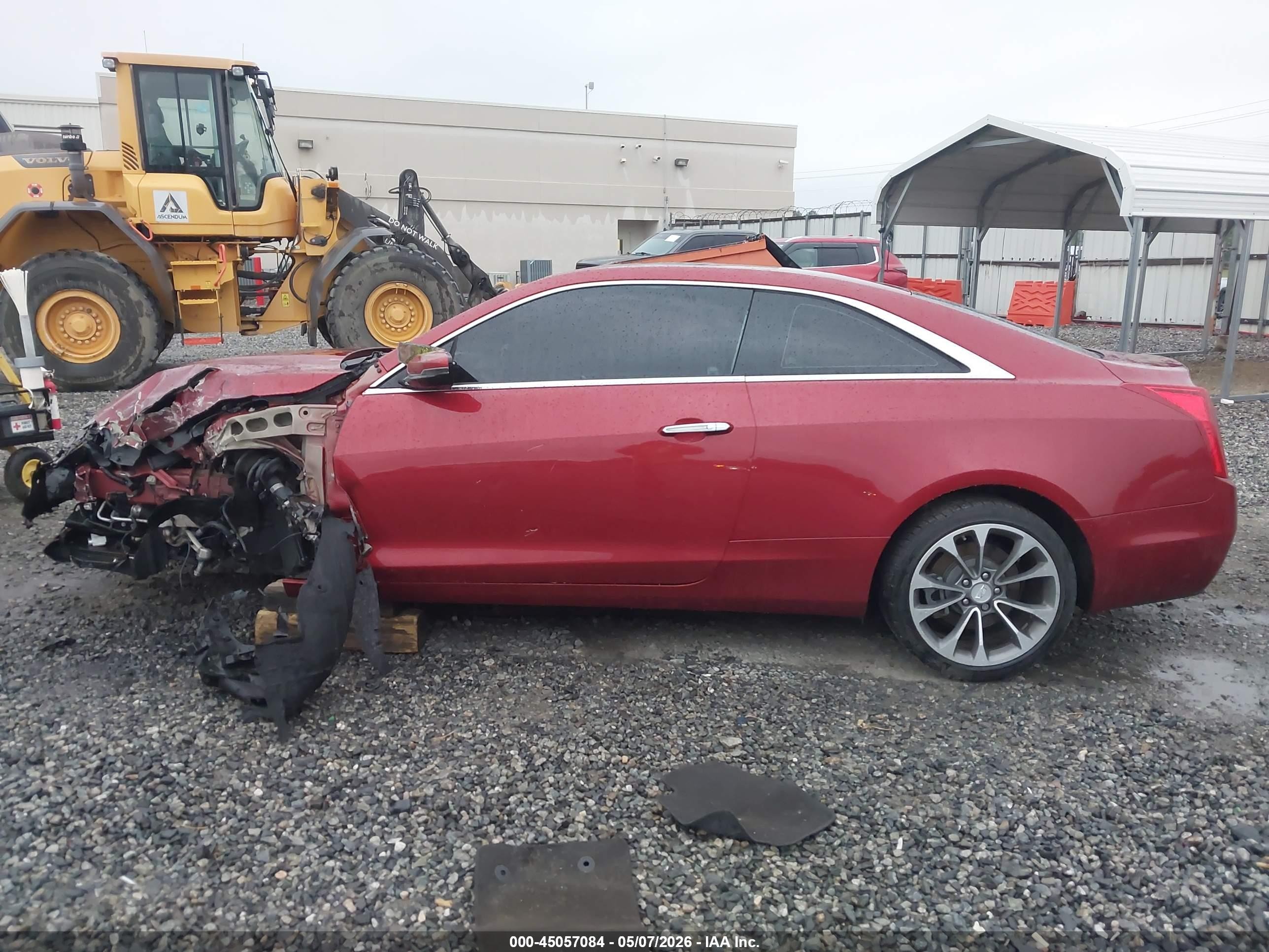 2015 Cadillac Ats Premium Maroon vin: 1G6AE1RX8F0113587