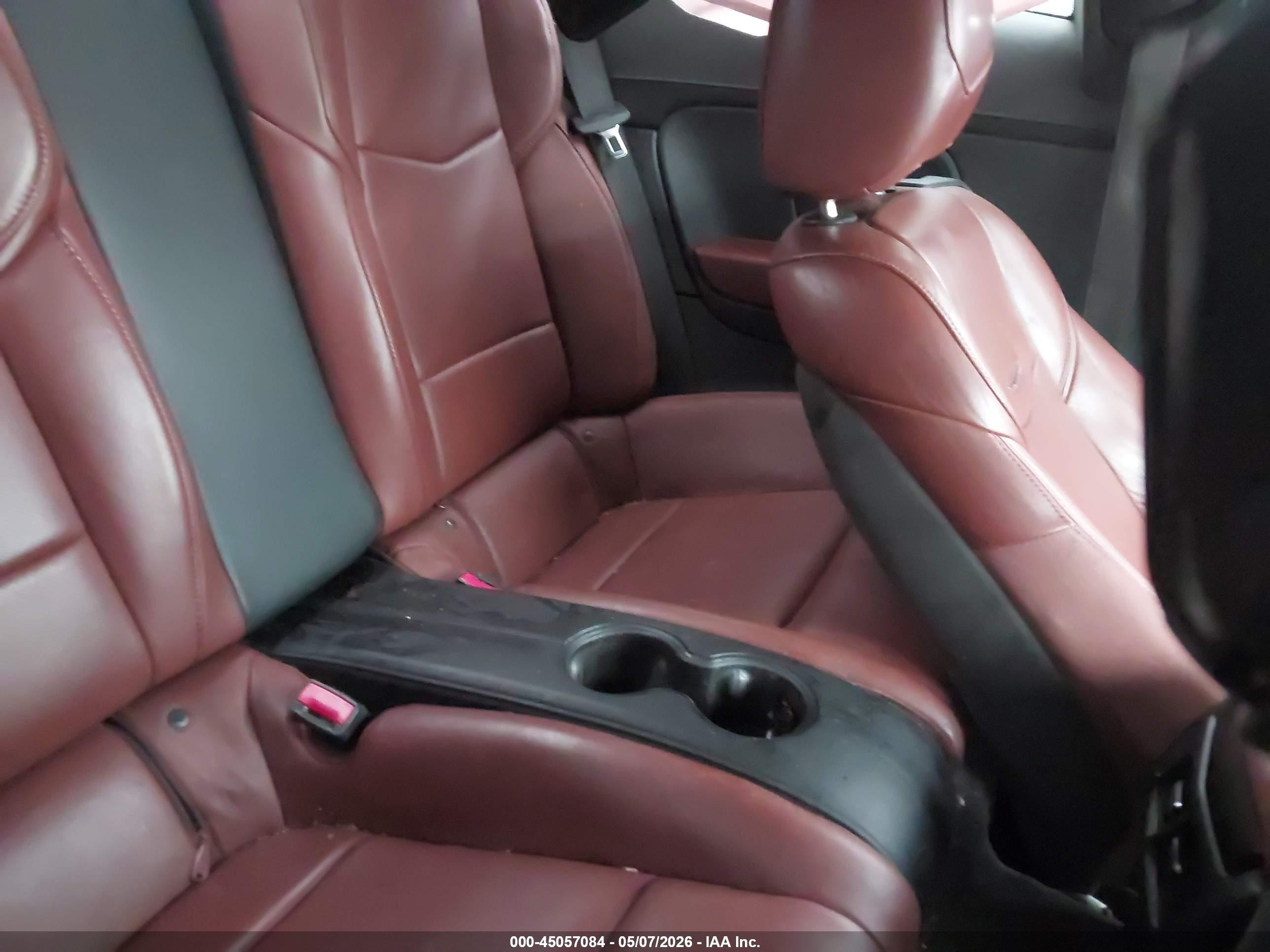 2015 Cadillac Ats Premium Maroon vin: 1G6AE1RX8F0113587