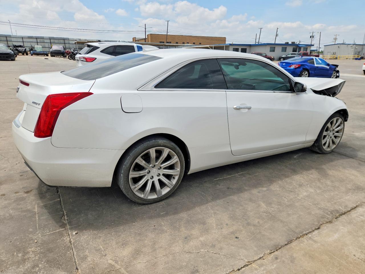 2018 Cadillac Ats White vin: 1G6AE1RX8J0130642