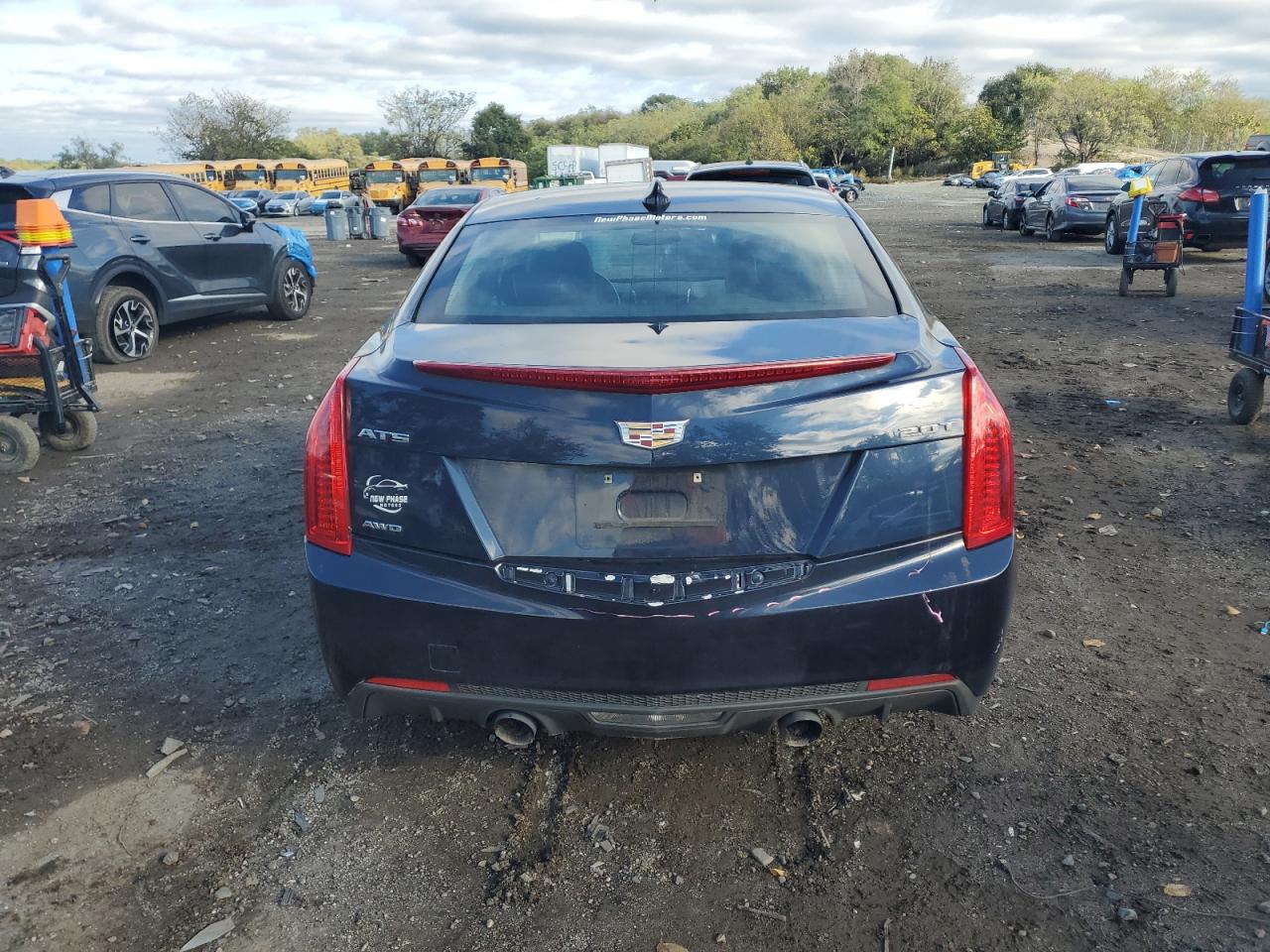 2018 Cadillac Ats Синий vin: 1G6AE5RX4J0106376